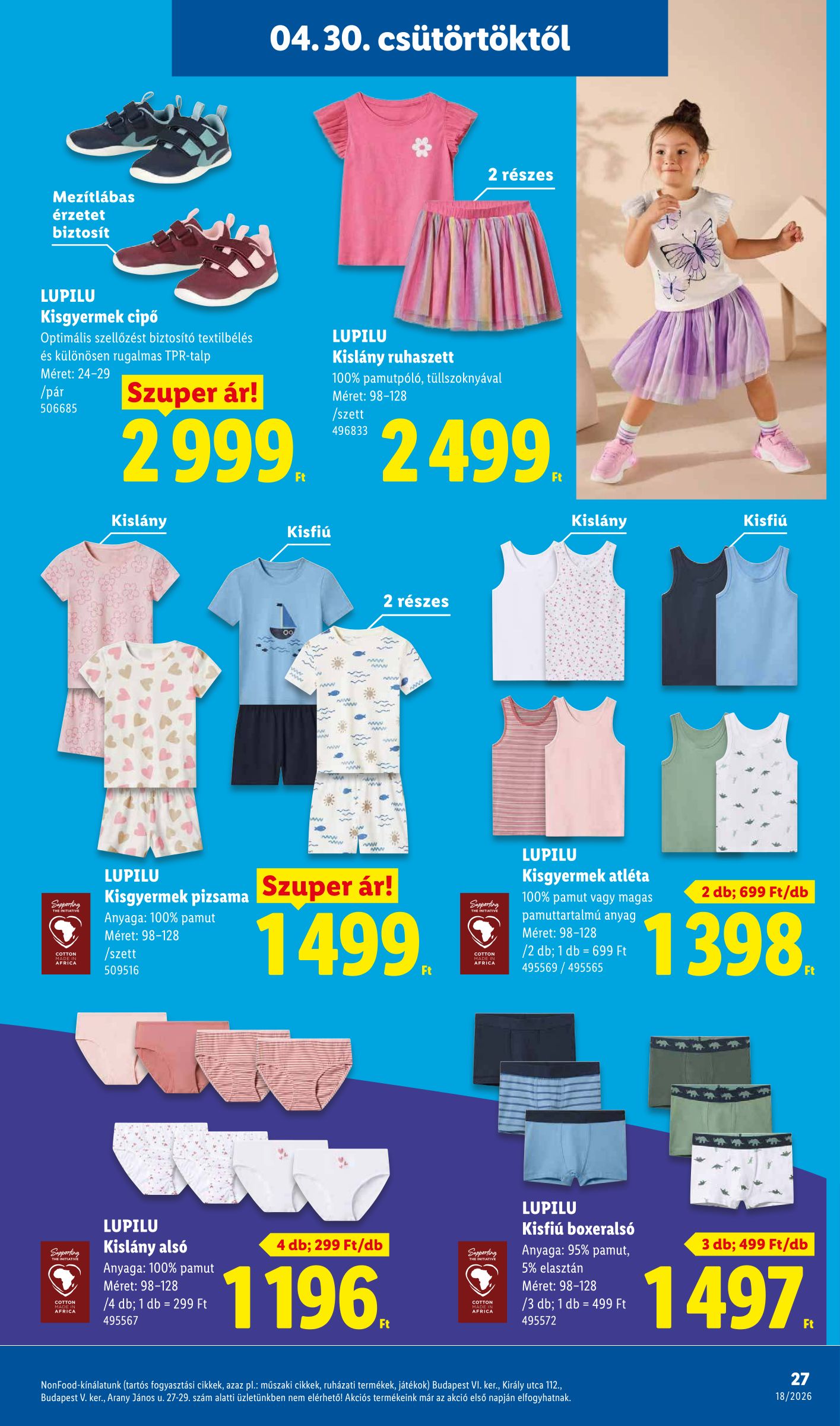 lidl - Lidl hirdetmény a következő hétre csütörtöktől 2026.04.30.-tól szerdától 2026.05.06.-ig - page: 27