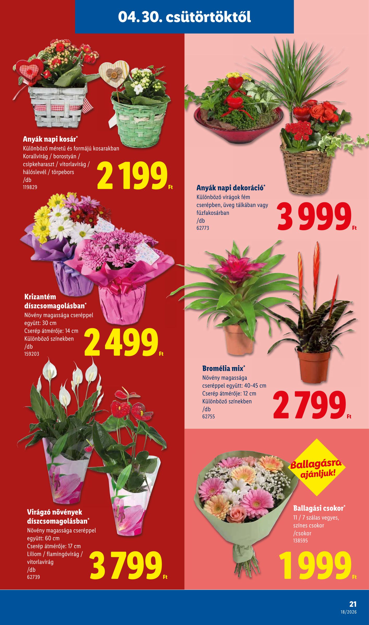 lidl - Lidl hirdetmény a következő hétre csütörtöktől 2026.04.30.-tól szerdától 2026.05.06.-ig - page: 21