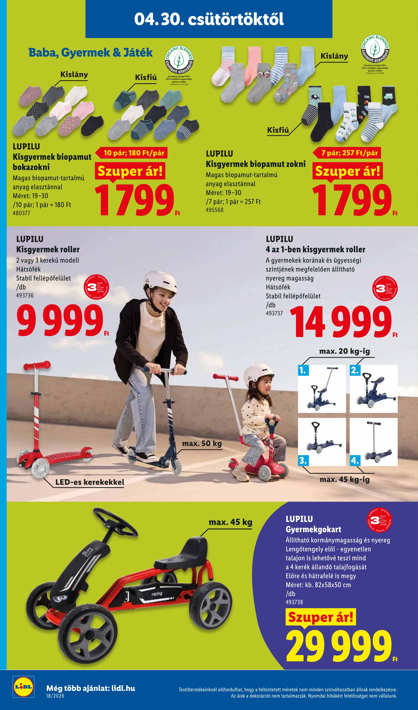 lidl - Lidl hirdetmény a következő hétre csütörtöktől 2026.04.30.-tól szerdától 2026.05.06.-ig - page: 28