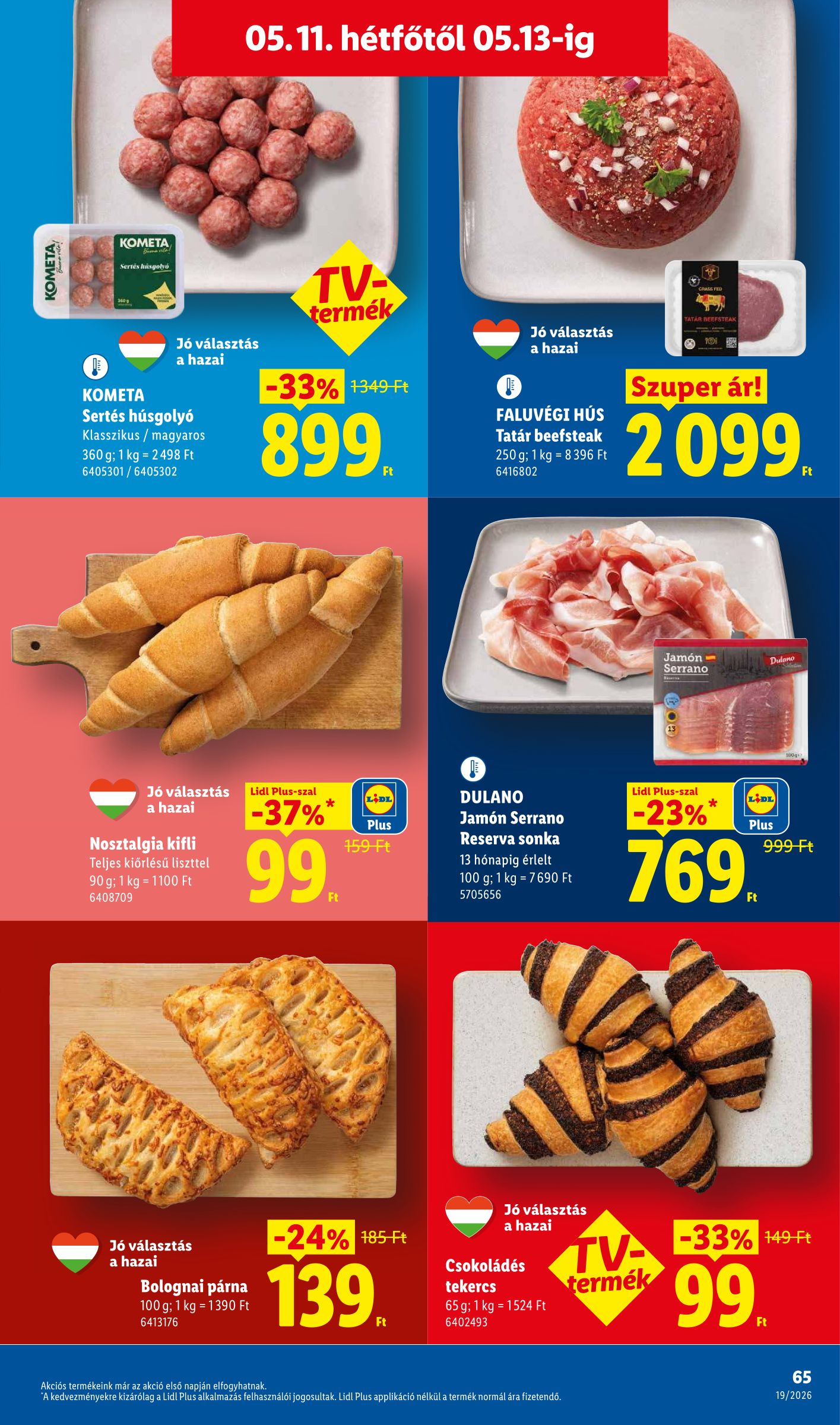 lidl - Lidl hirdetmény a következő hétre csütörtöktől 2026.05.07.-tól szerdától 2026.05.13.-ig - page: 65