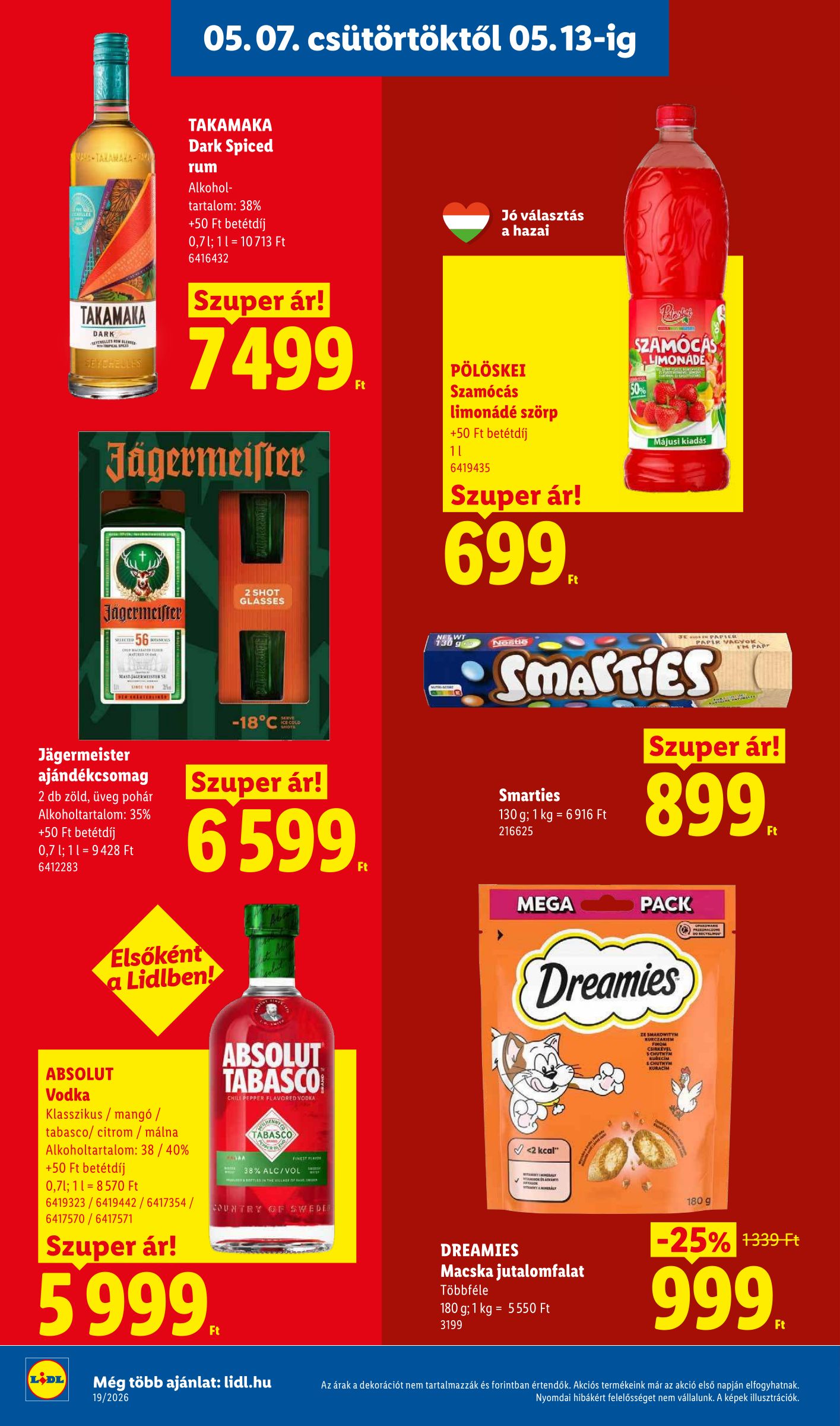 lidl - Lidl hirdetmény a következő hétre csütörtöktől 2026.05.07.-tól szerdától 2026.05.13.-ig - page: 16
