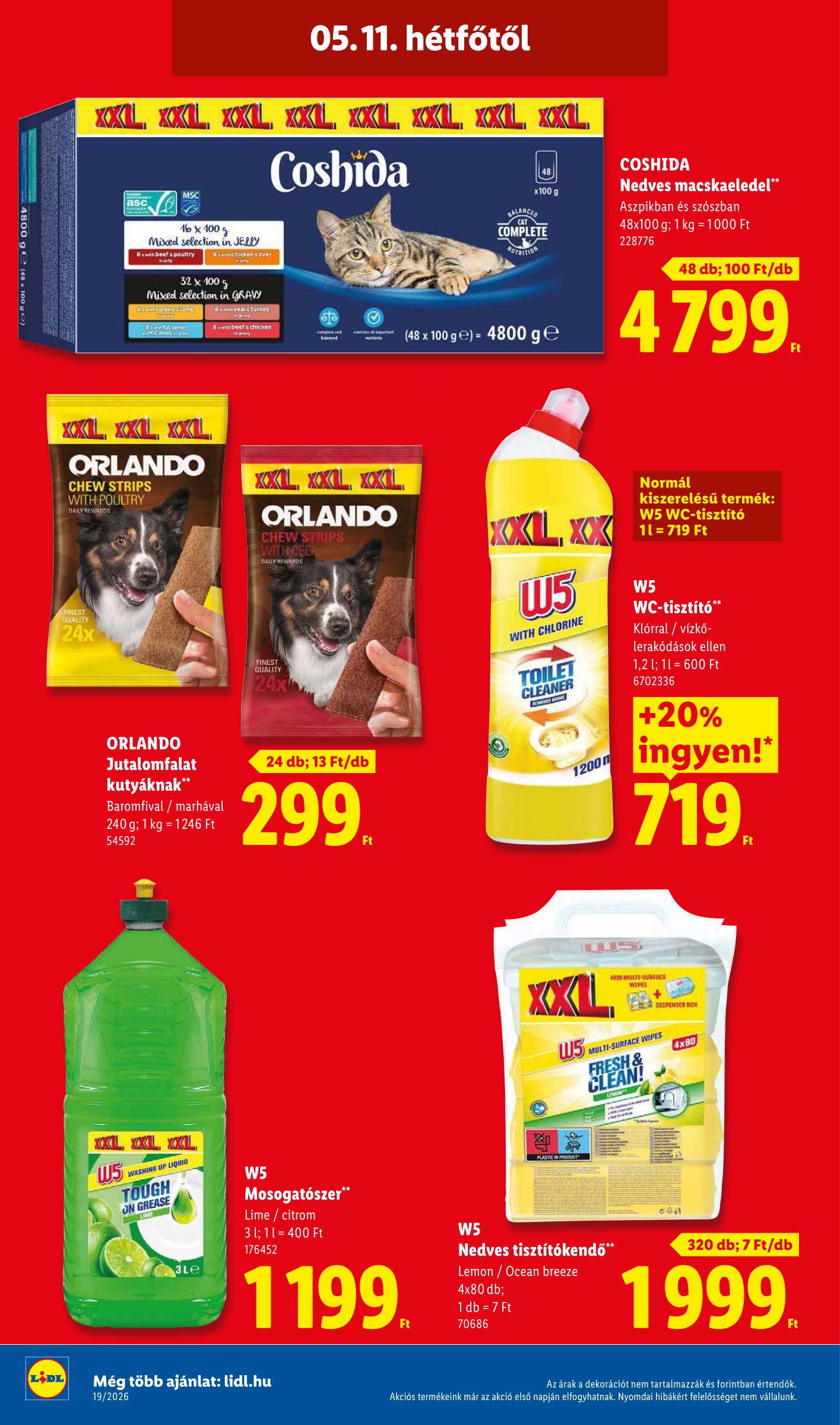 lidl - Lidl hirdetmény a következő hétre csütörtöktől 2026.05.07.-tól szerdától 2026.05.13.-ig - page: 74