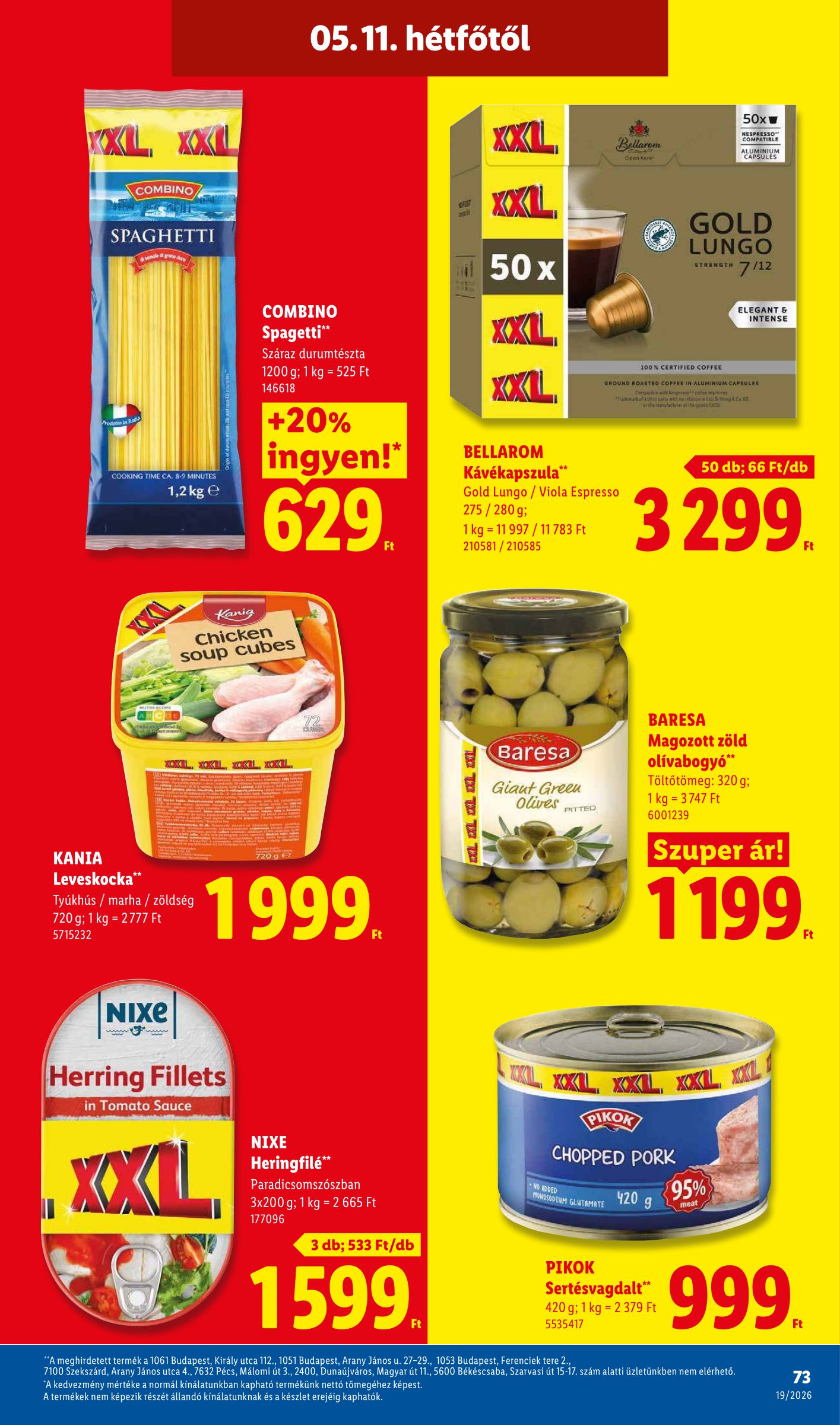 lidl - Lidl hirdetmény a következő hétre csütörtöktől 2026.05.07.-tól szerdától 2026.05.13.-ig - page: 73