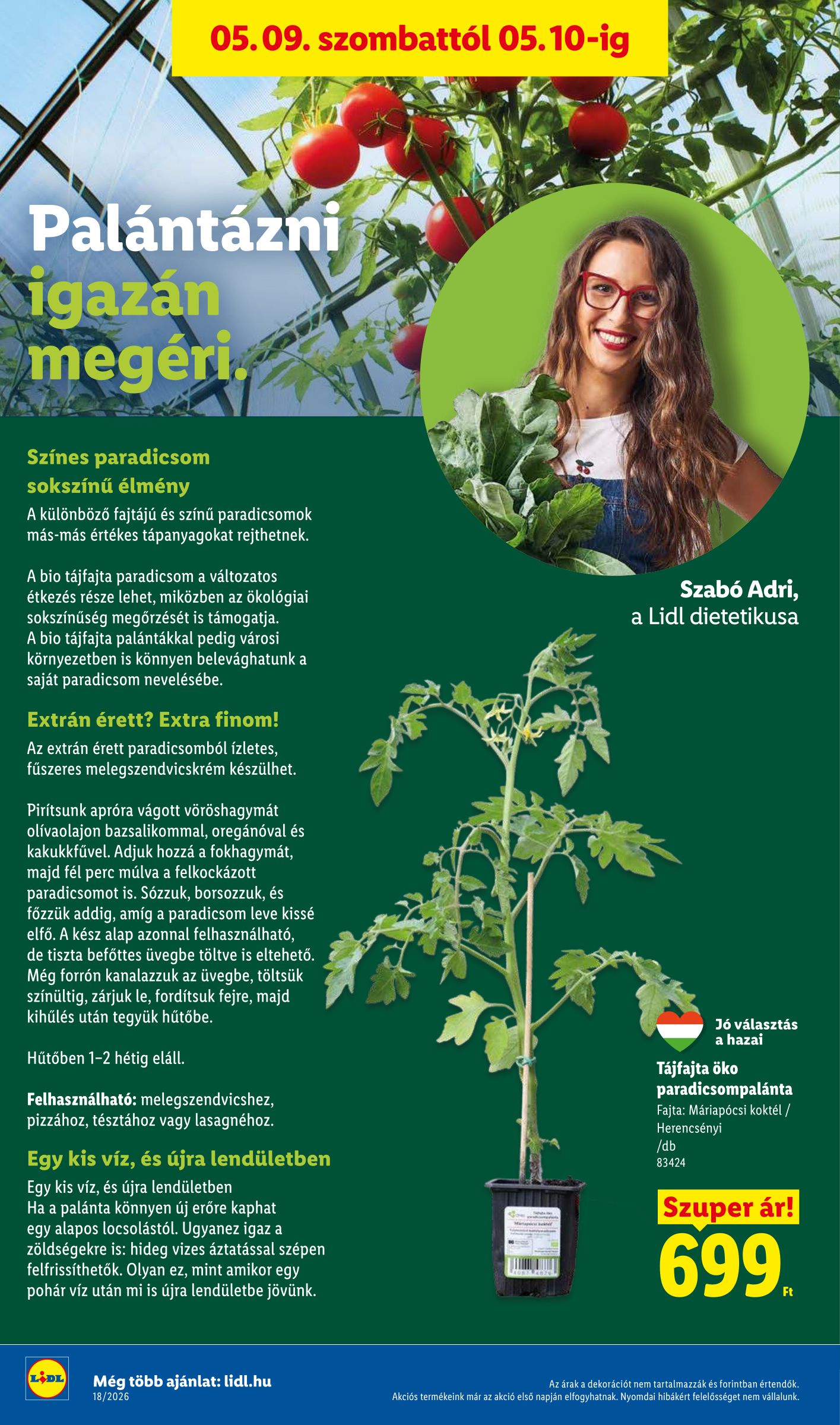 lidl - Lidl hirdetmény a következő hétre csütörtöktől 2026.05.07.-tól szerdától 2026.05.13.-ig - page: 48