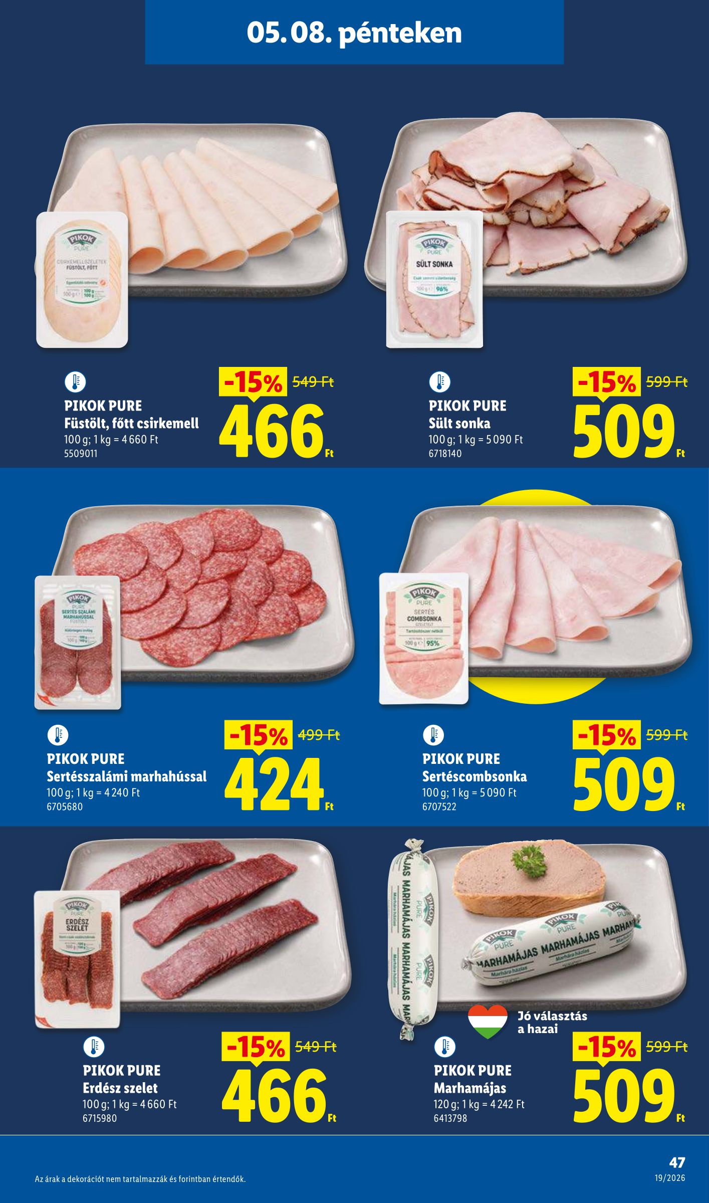 lidl - Lidl hirdetmény a következő hétre csütörtöktől 2026.05.07.-tól szerdától 2026.05.13.-ig - page: 47