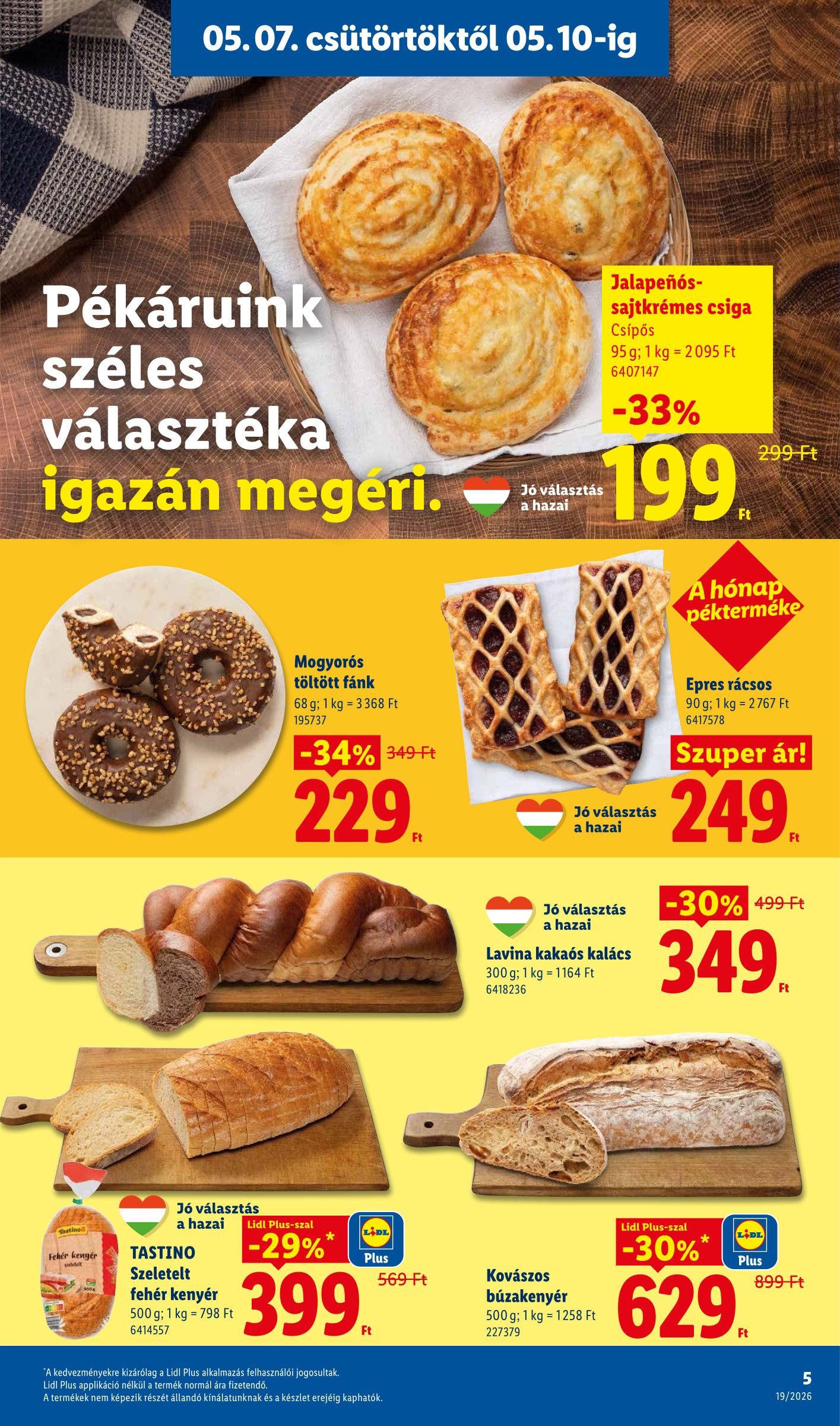 lidl - Lidl hirdetmény a következő hétre csütörtöktől 2026.05.07.-tól szerdától 2026.05.13.-ig - page: 5