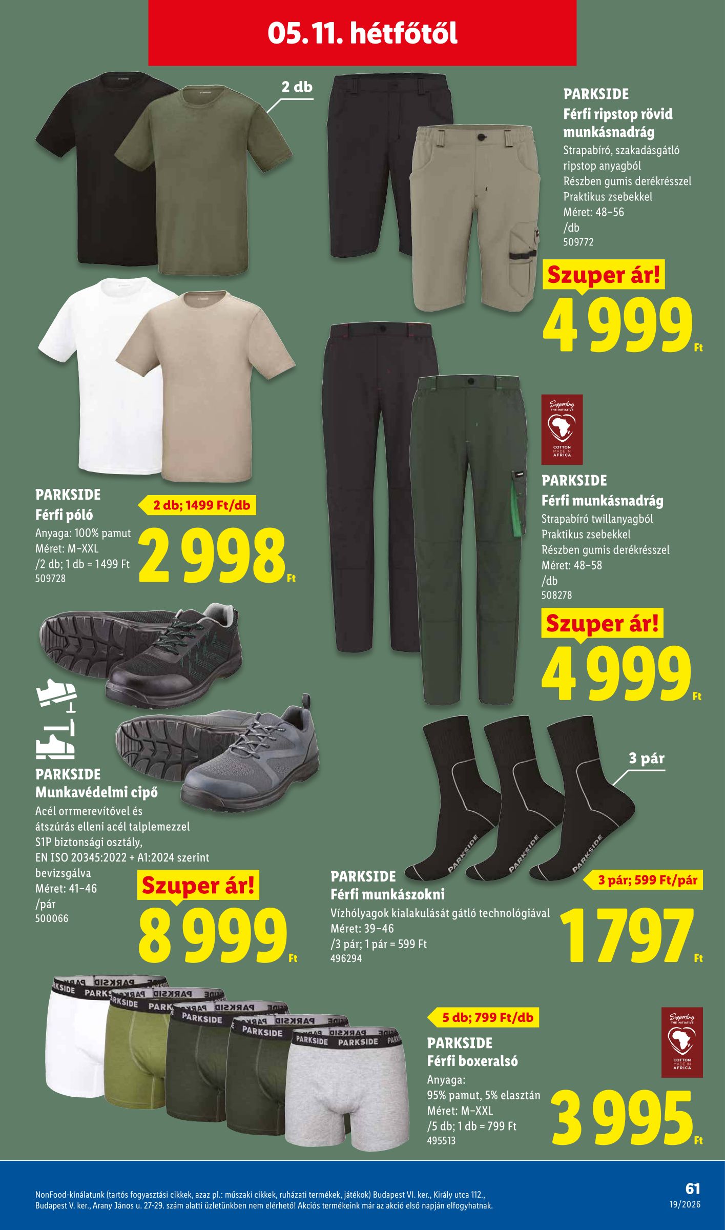 lidl - Lidl hirdetmény a következő hétre csütörtöktől 2026.05.07.-tól szerdától 2026.05.13.-ig - page: 61