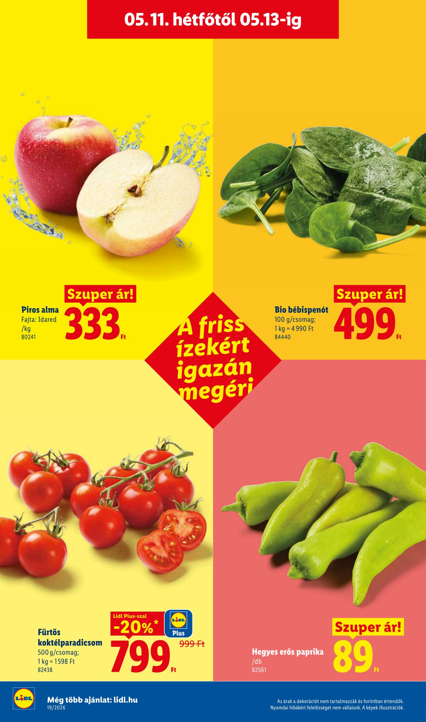 lidl - Lidl hirdetmény a következő hétre csütörtöktől 2026.05.07.-tól szerdától 2026.05.13.-ig - page: 64