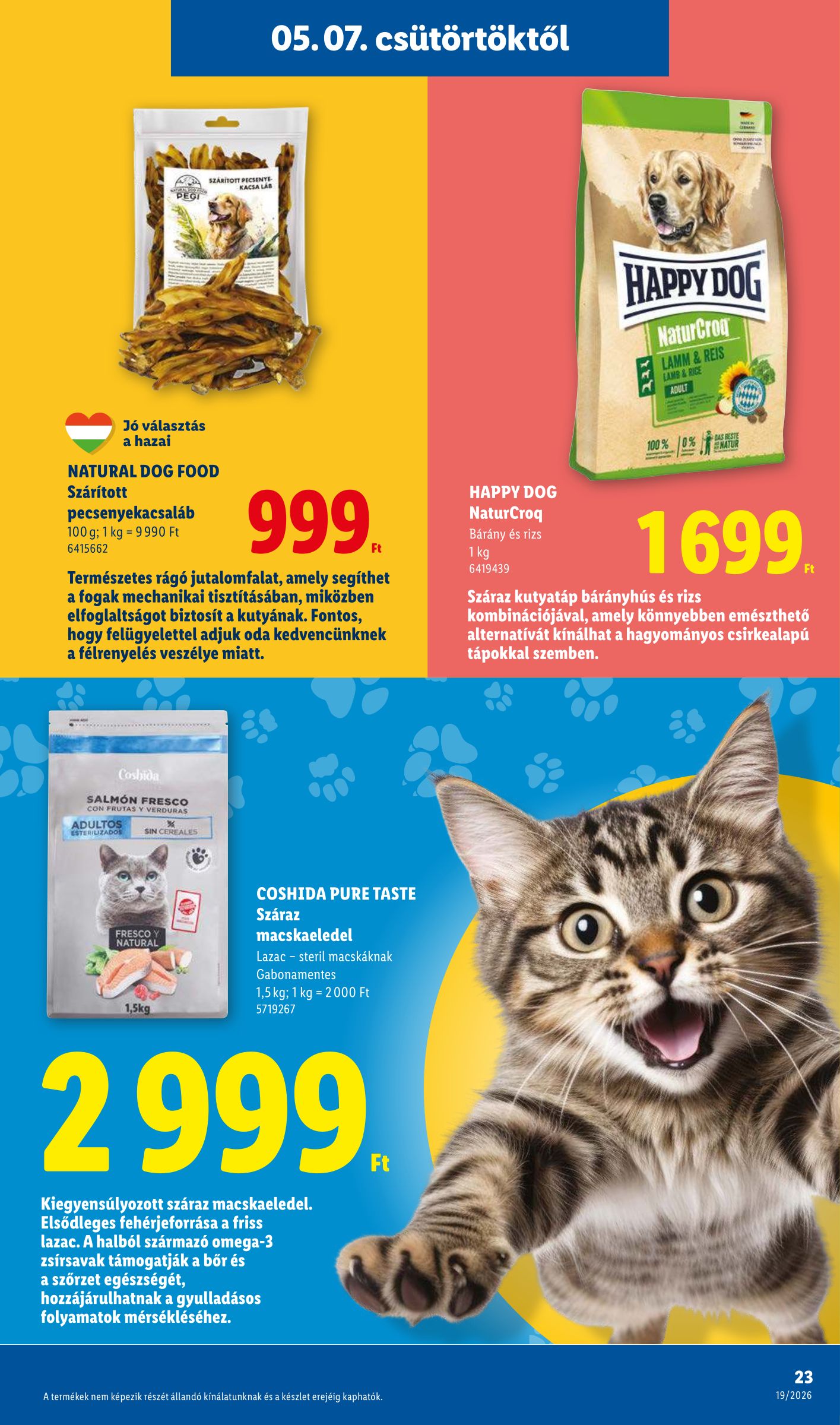 lidl - Lidl hirdetmény a következő hétre csütörtöktől 2026.05.07.-tól szerdától 2026.05.13.-ig - page: 23