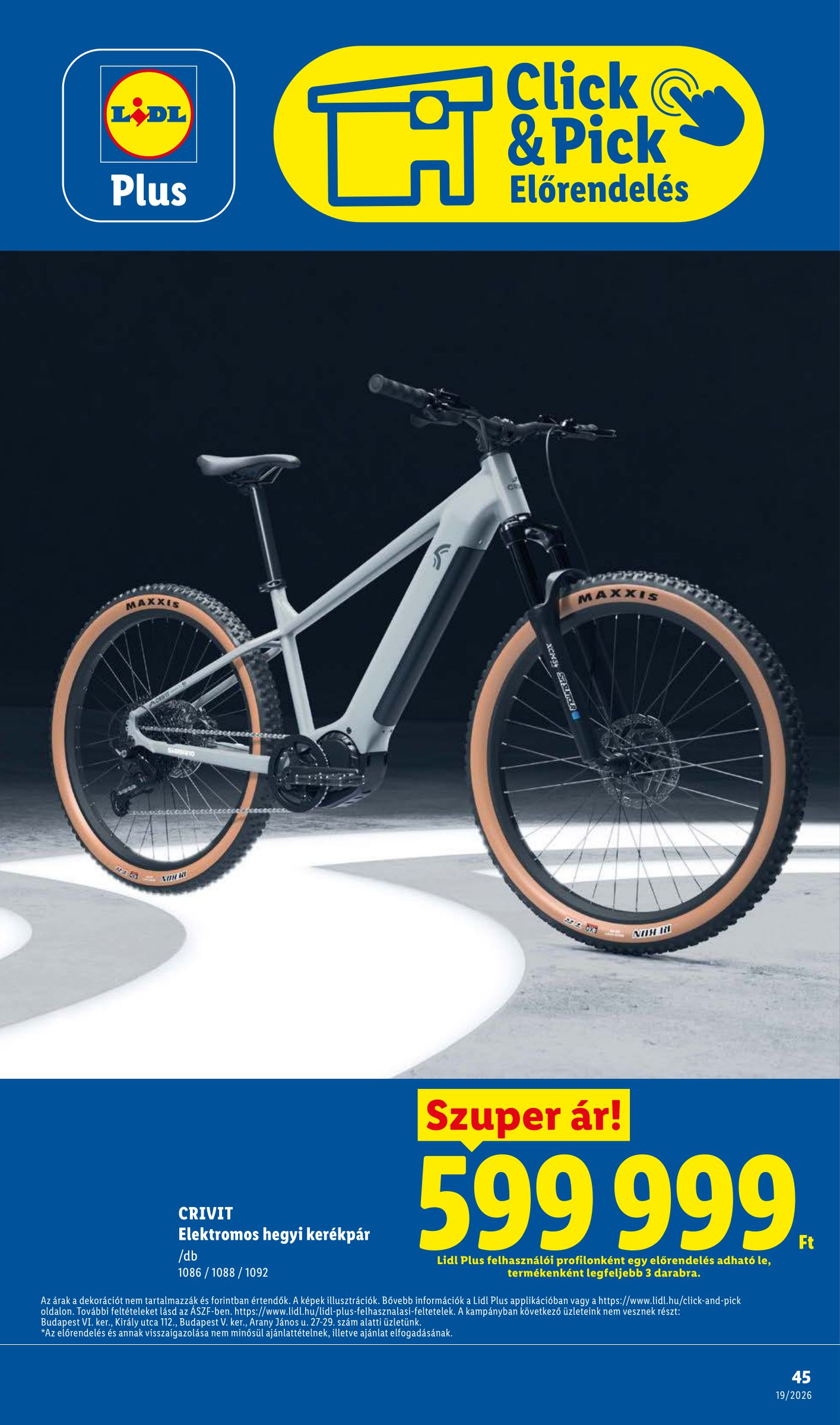 lidl - Lidl hirdetmény a következő hétre csütörtöktől 2026.05.07.-tól szerdától 2026.05.13.-ig - page: 45
