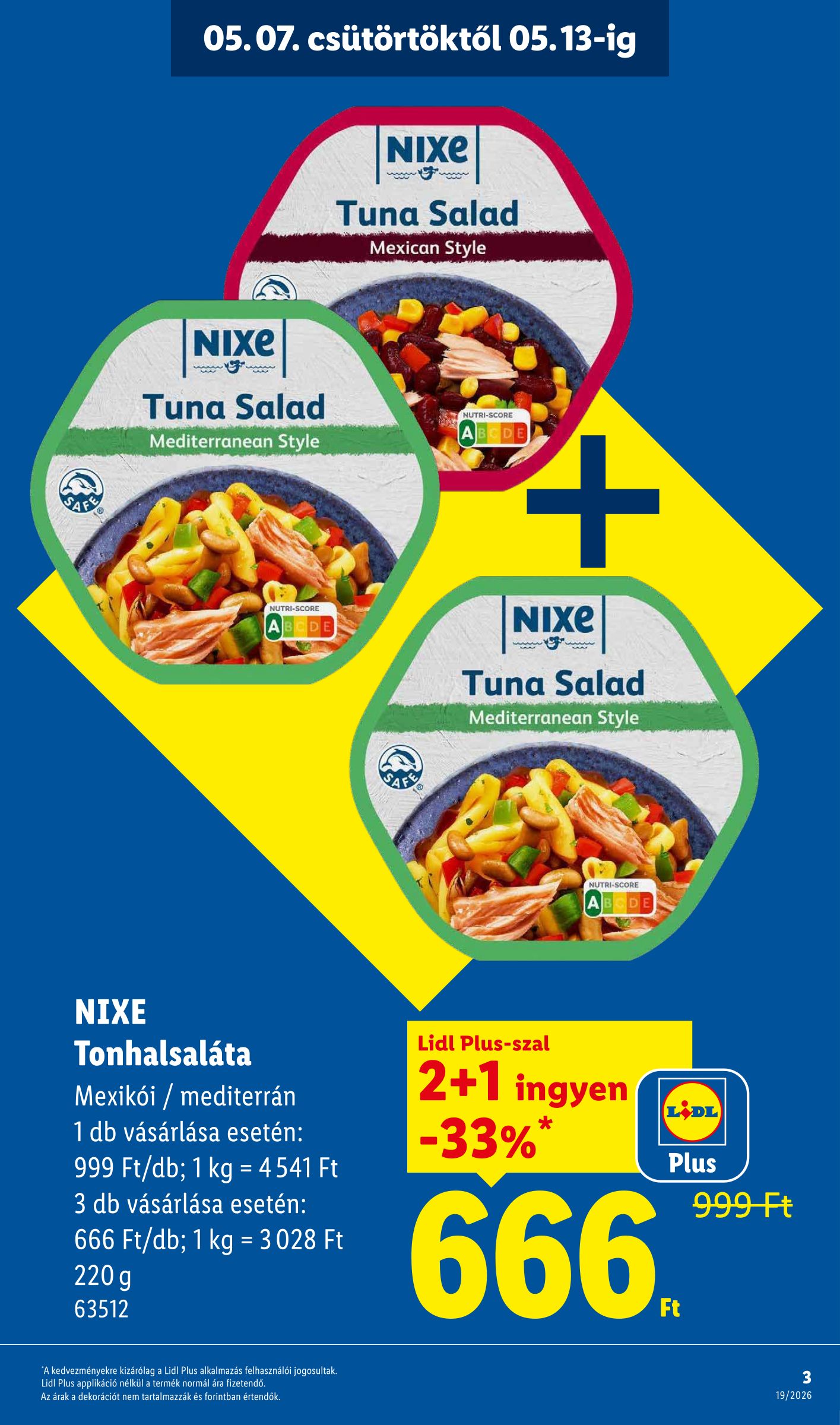 lidl - Lidl hirdetmény a következő hétre csütörtöktől 2026.05.07.-tól szerdától 2026.05.13.-ig - page: 3