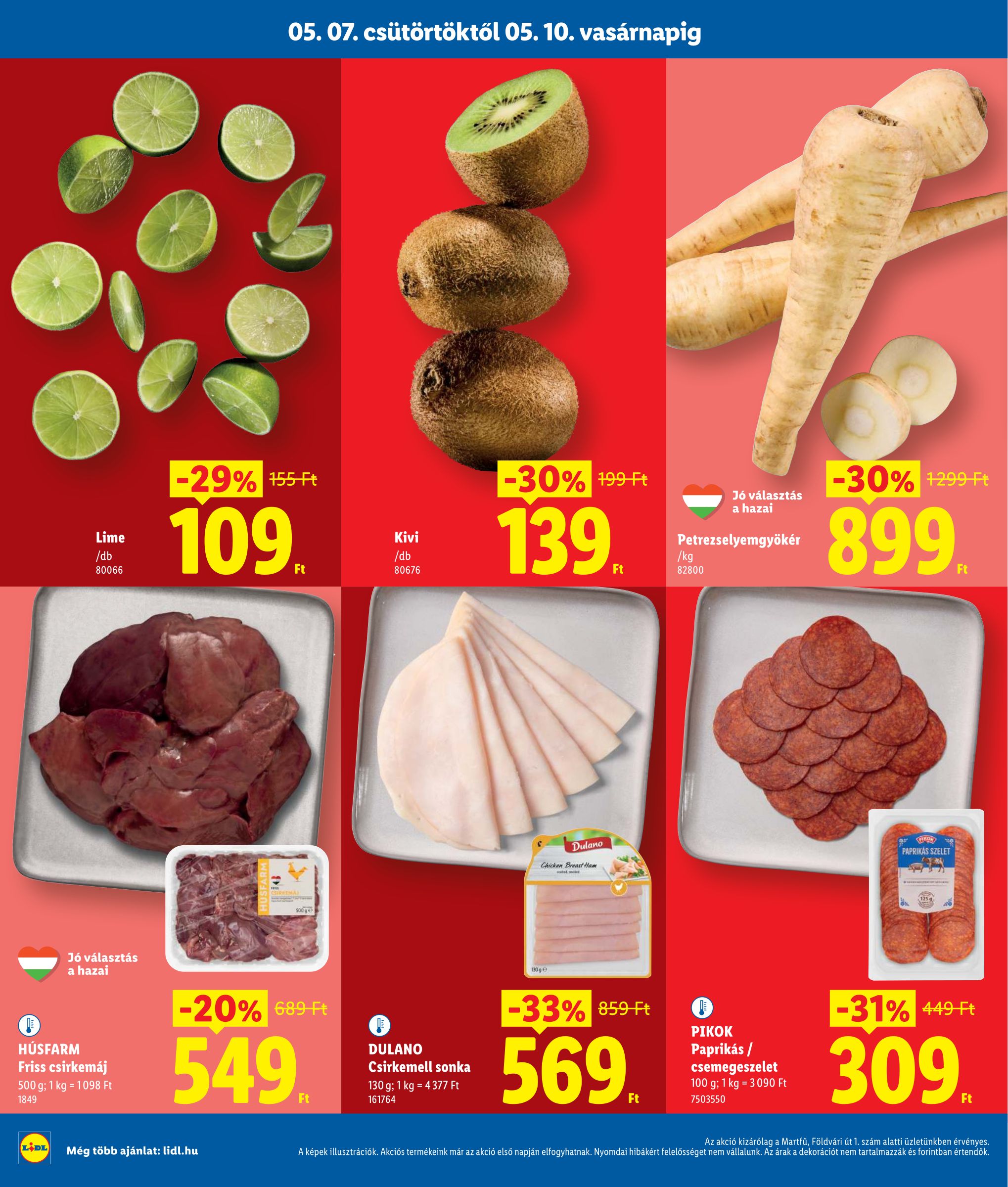 lidl - Lidl - Martfű hirdetmény a következő hétre csütörtöktől 2026.05.07.-tól vasárnaptól 2026.05.10.-ig - page: 2