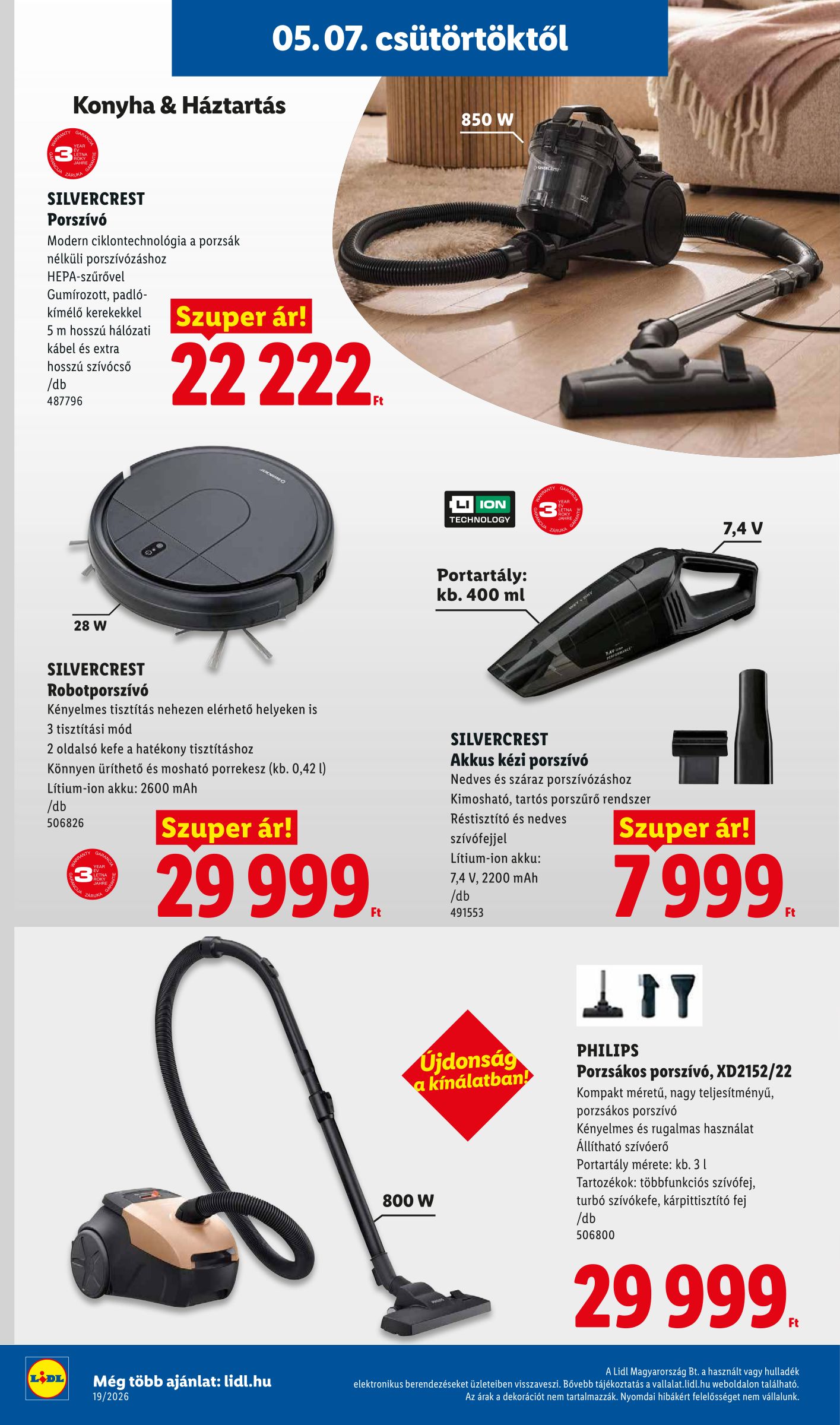 lidl - Lidl - Nonfood hirdetmény a következő hétre csütörtöktől 2026.05.07.-tól szerdától 2026.05.13.-ig - page: 10