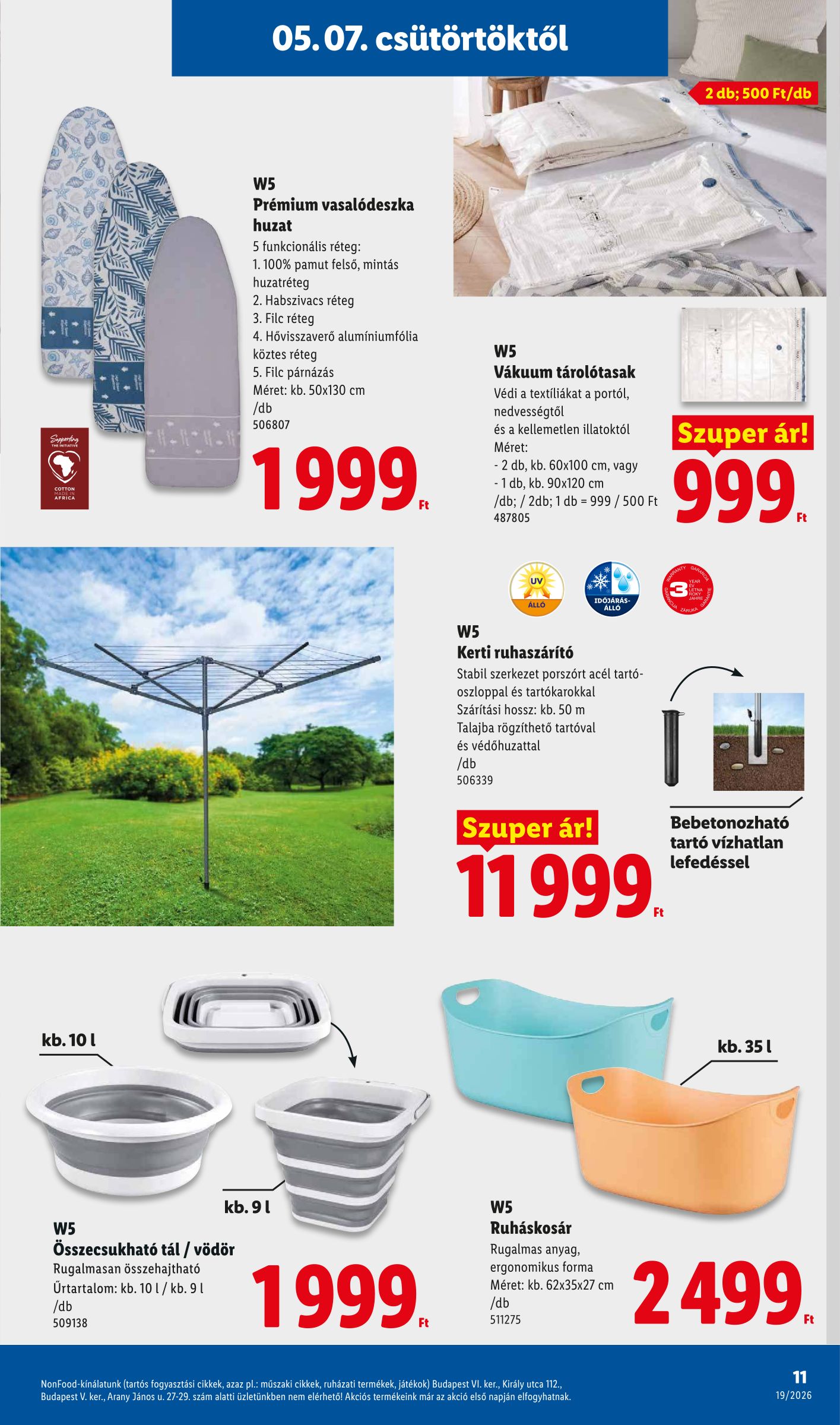 lidl - Lidl - Nonfood hirdetmény a következő hétre csütörtöktől 2026.05.07.-tól szerdától 2026.05.13.-ig - page: 11