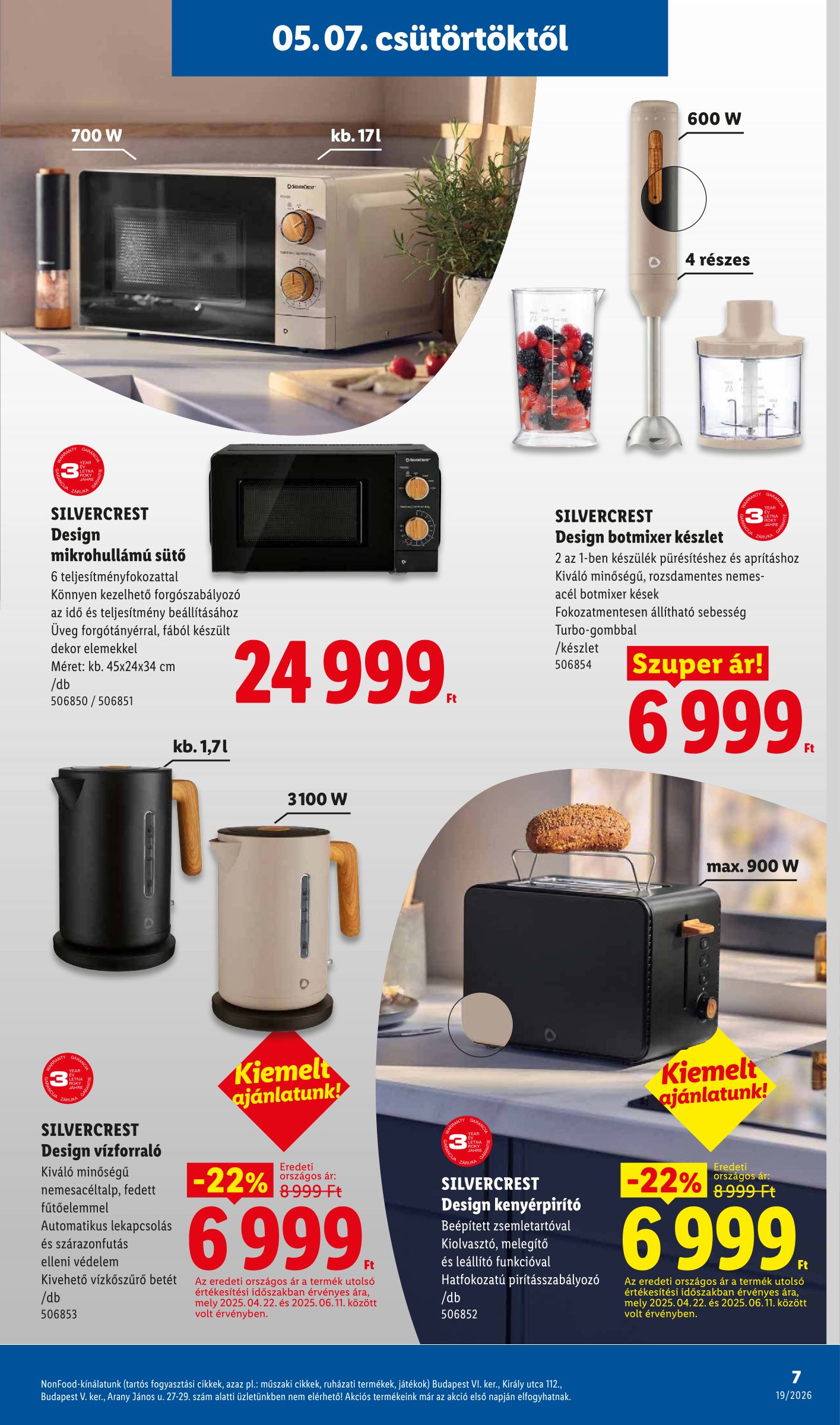 lidl - Lidl - Nonfood hirdetmény a következő hétre csütörtöktől 2026.05.07.-tól szerdától 2026.05.13.-ig - page: 7