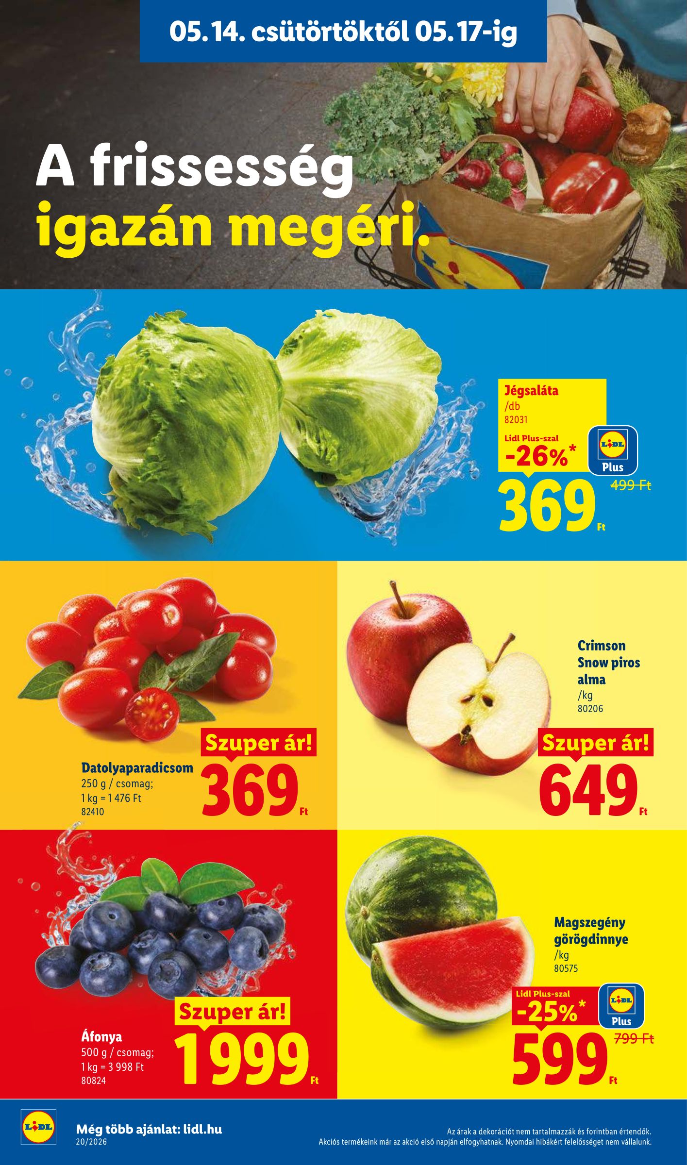 lidl - Lidl hirdetmény a következő hétre csütörtöktől 2026.05.14.-tól szerdától 2026.05.20.-ig - page: 4