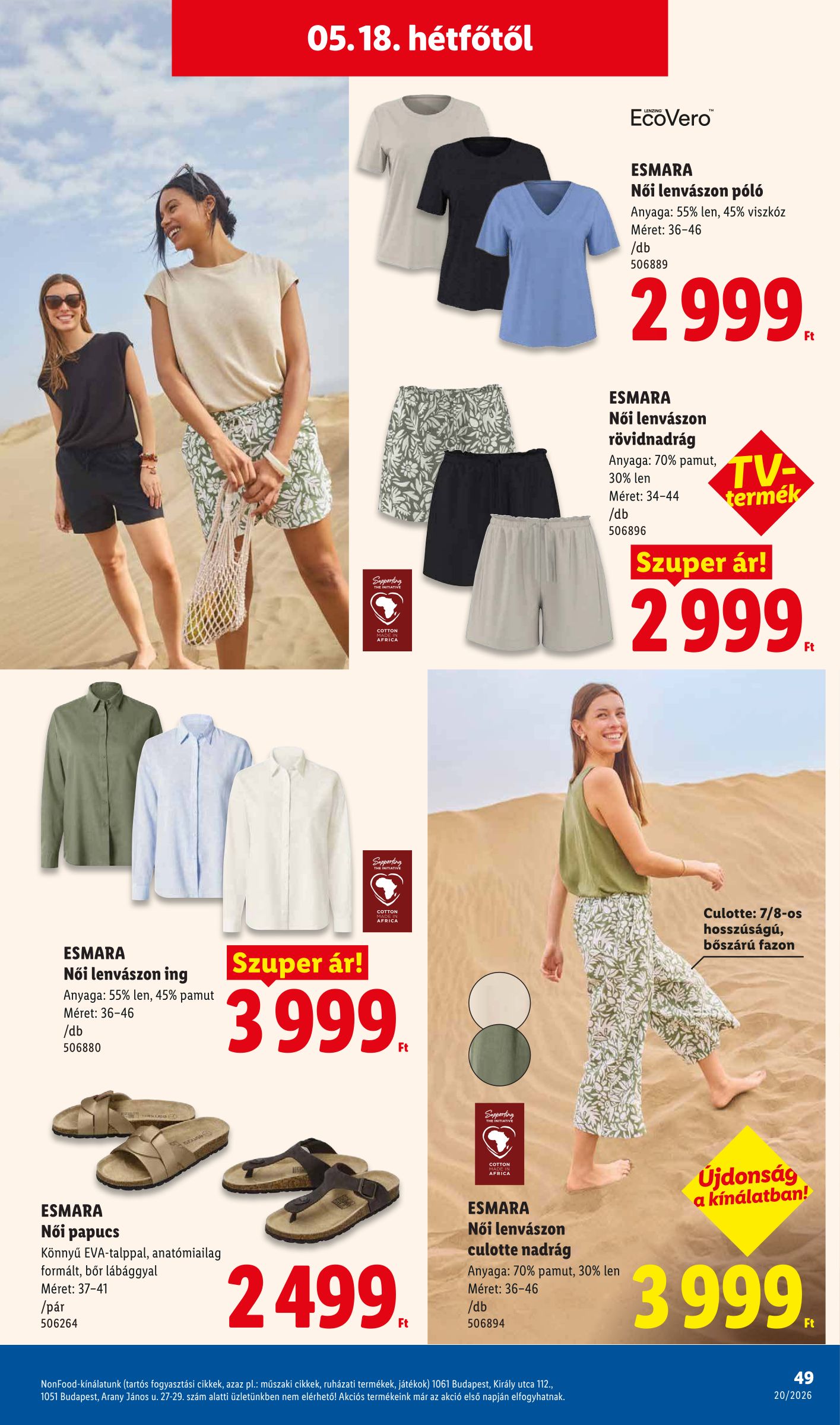 lidl - Lidl hirdetmény a következő hétre csütörtöktől 2026.05.14.-tól szerdától 2026.05.20.-ig - page: 49