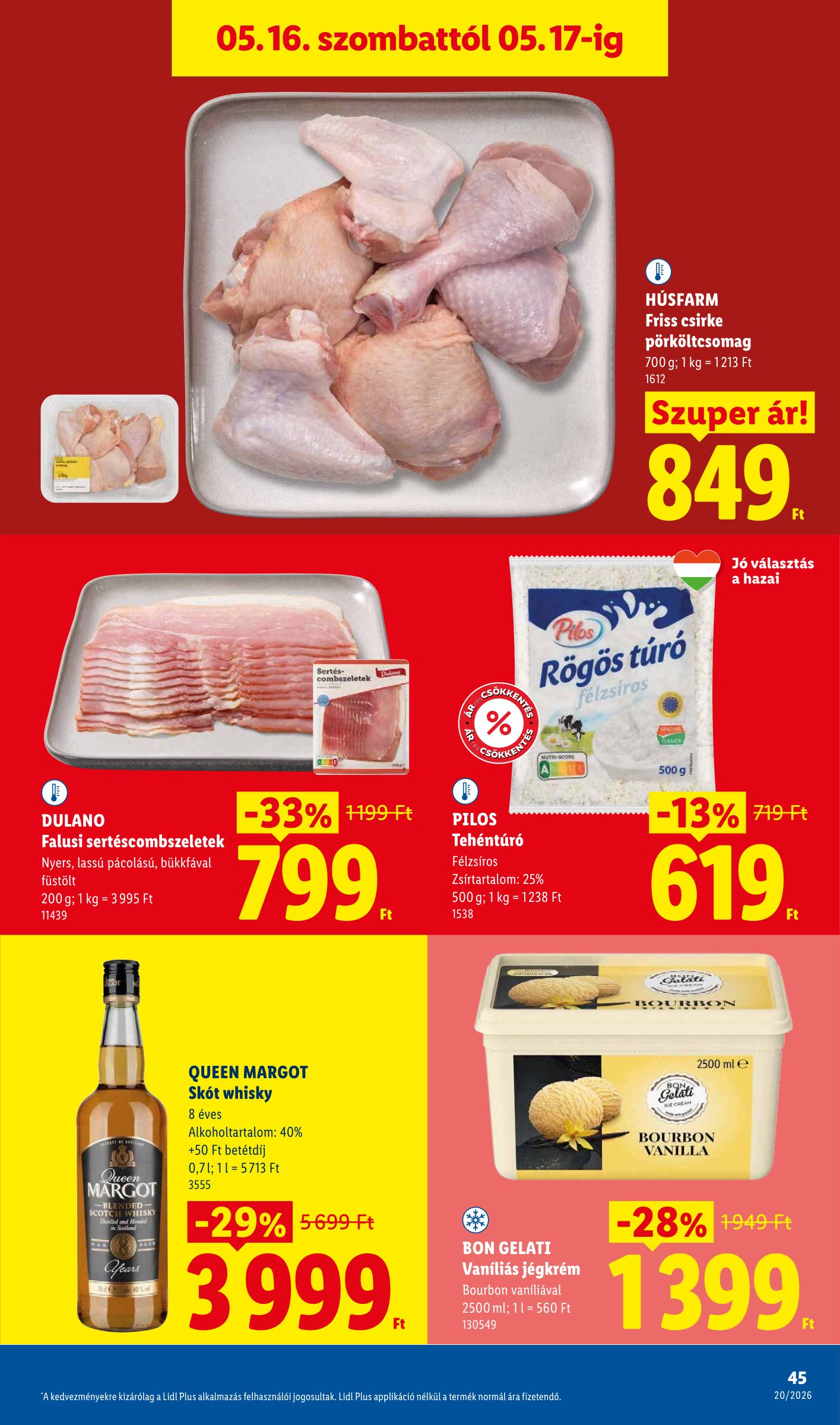lidl - Lidl hirdetmény a következő hétre csütörtöktől 2026.05.14.-tól szerdától 2026.05.20.-ig - page: 45