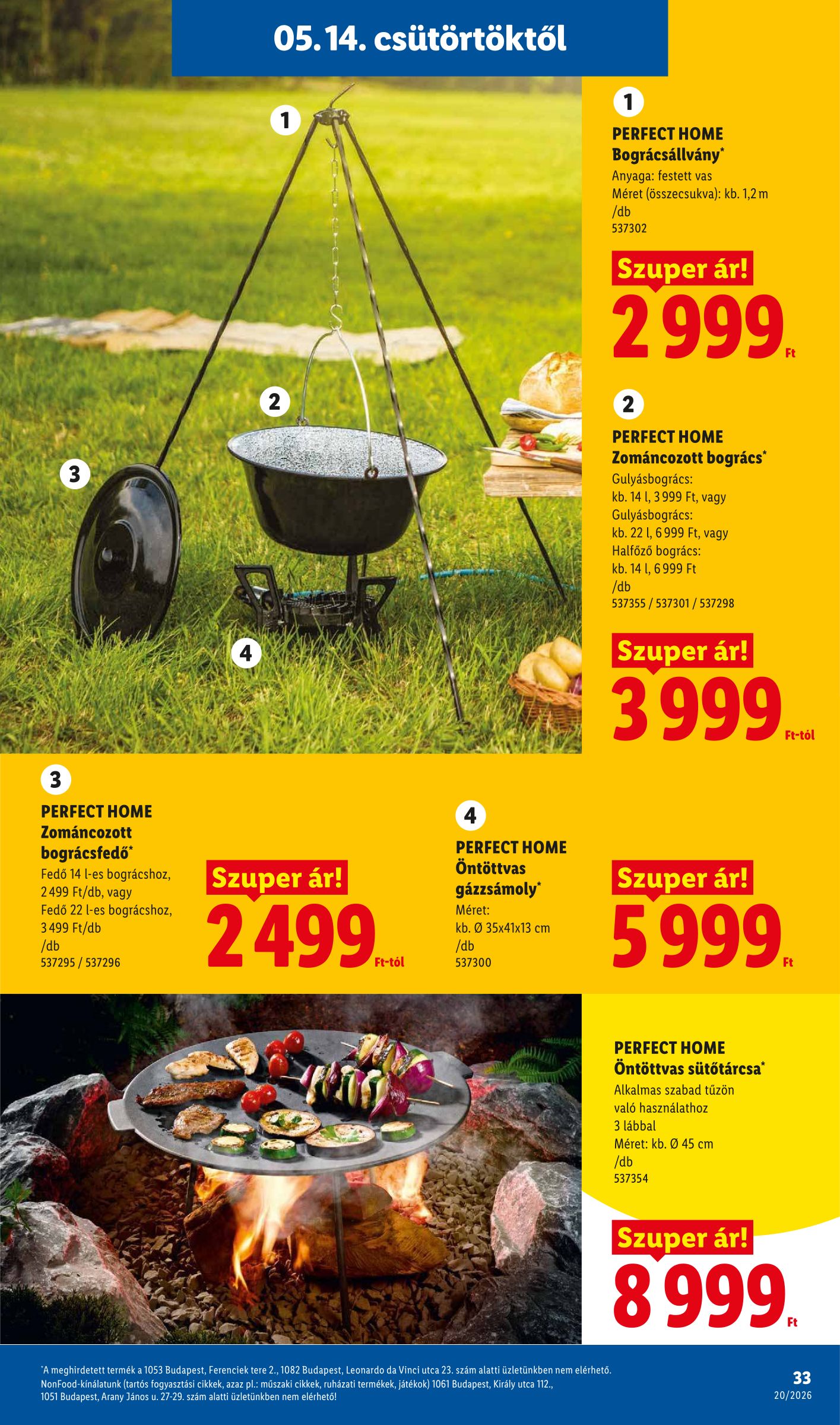 lidl - Lidl hirdetmény a következő hétre csütörtöktől 2026.05.14.-tól szerdától 2026.05.20.-ig - page: 33