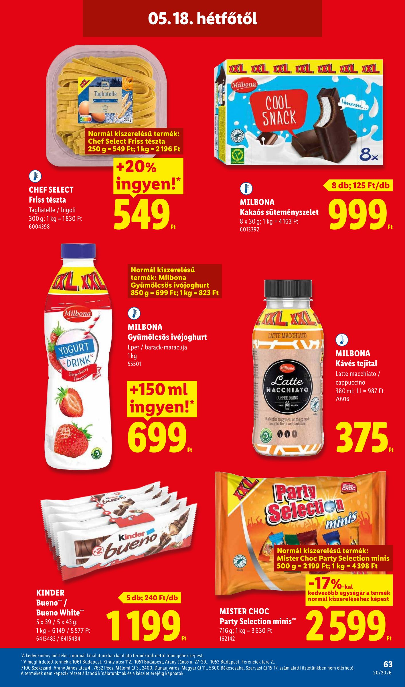lidl - Lidl hirdetmény a következő hétre csütörtöktől 2026.05.14.-tól szerdától 2026.05.20.-ig - page: 63