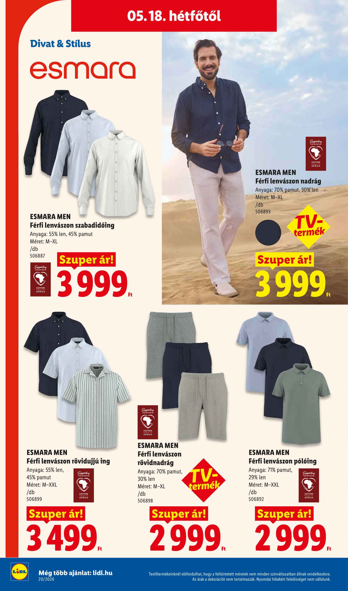 lidl - Lidl hirdetmény a következő hétre csütörtöktől 2026.05.14.-tól szerdától 2026.05.20.-ig - page: 50