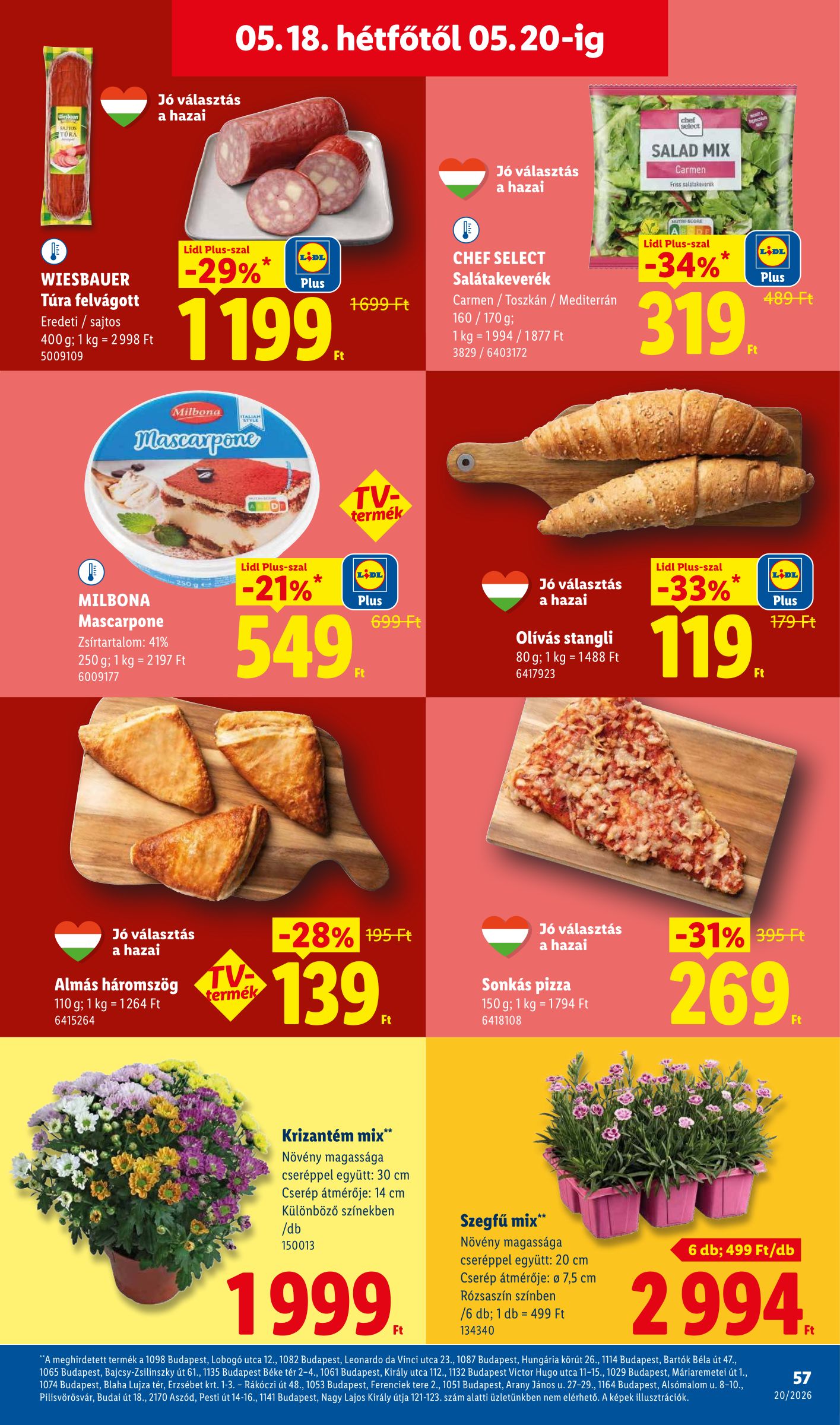 lidl - Lidl hirdetmény a következő hétre csütörtöktől 2026.05.14.-tól szerdától 2026.05.20.-ig - page: 57