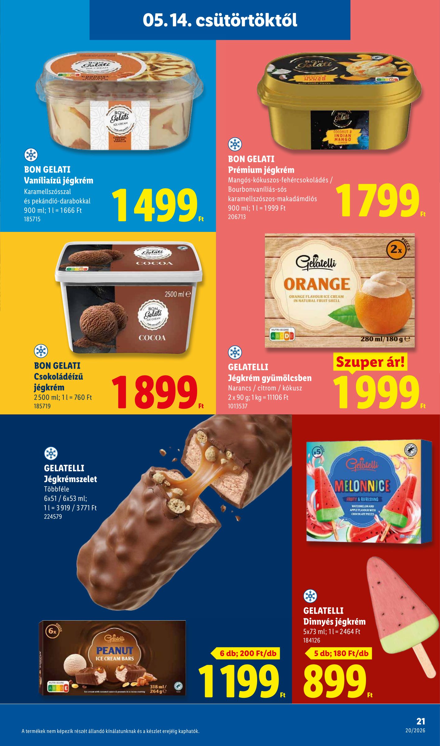 lidl - Lidl hirdetmény a következő hétre csütörtöktől 2026.05.14.-tól szerdától 2026.05.20.-ig - page: 21