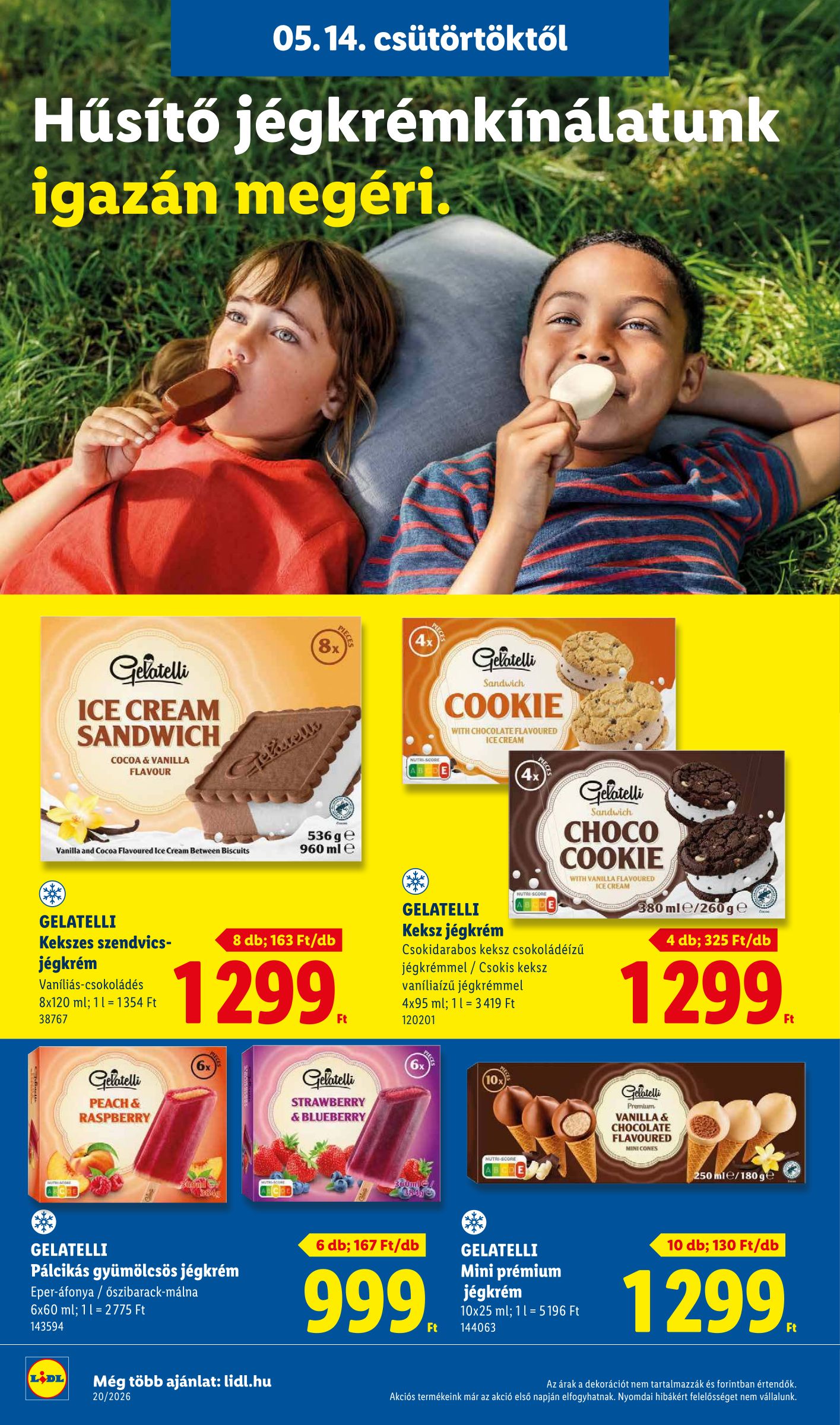 lidl - Lidl hirdetmény a következő hétre csütörtöktől 2026.05.14.-tól szerdától 2026.05.20.-ig - page: 20