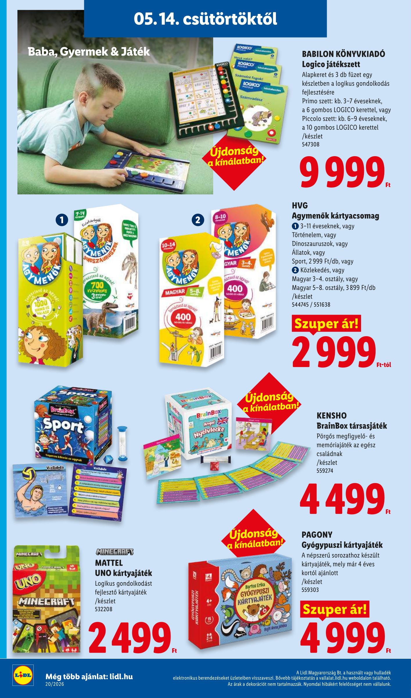 lidl - Lidl hirdetmény a következő hétre csütörtöktől 2026.05.14.-tól szerdától 2026.05.20.-ig - page: 38