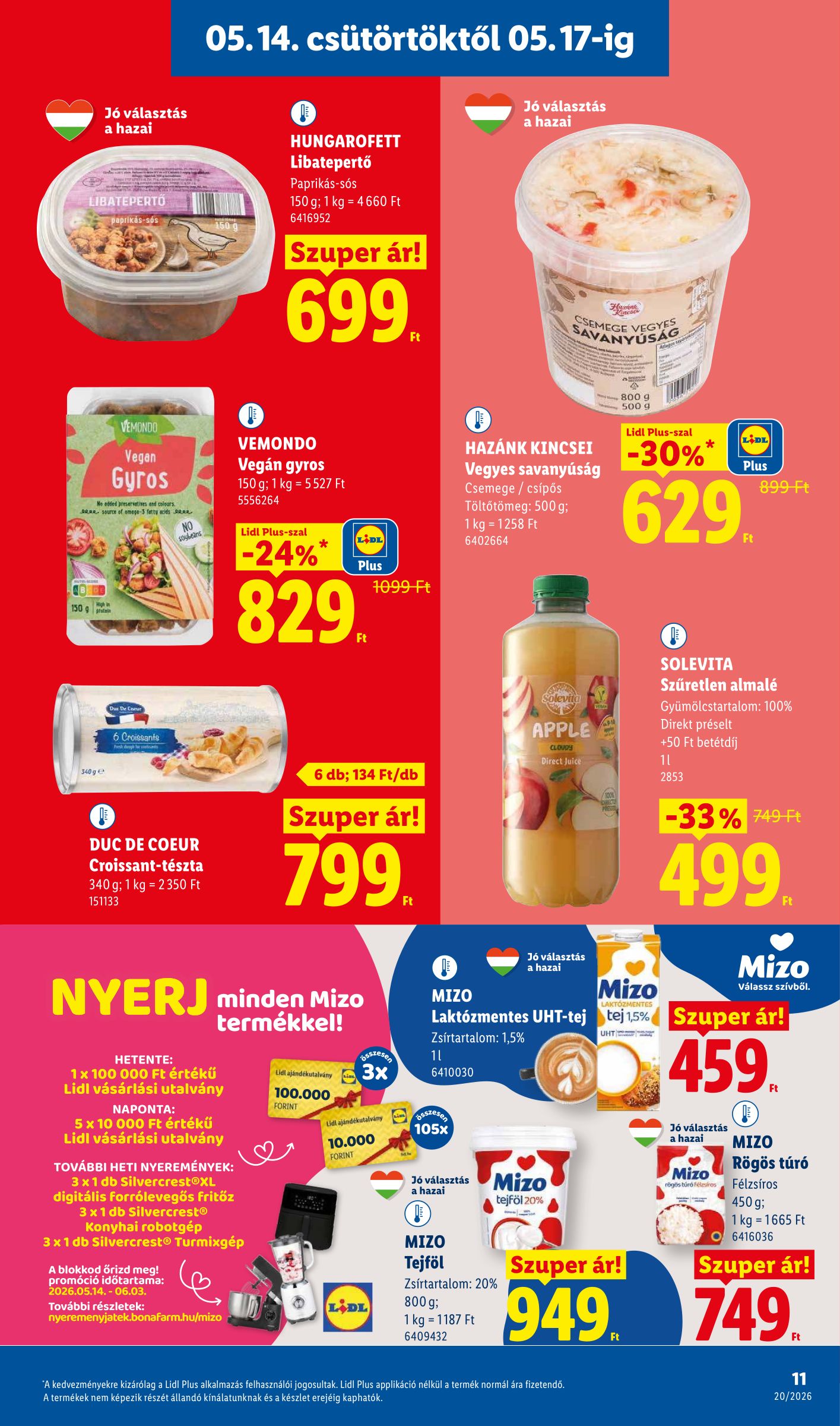 lidl - Lidl hirdetmény a következő hétre csütörtöktől 2026.05.14.-tól szerdától 2026.05.20.-ig - page: 11