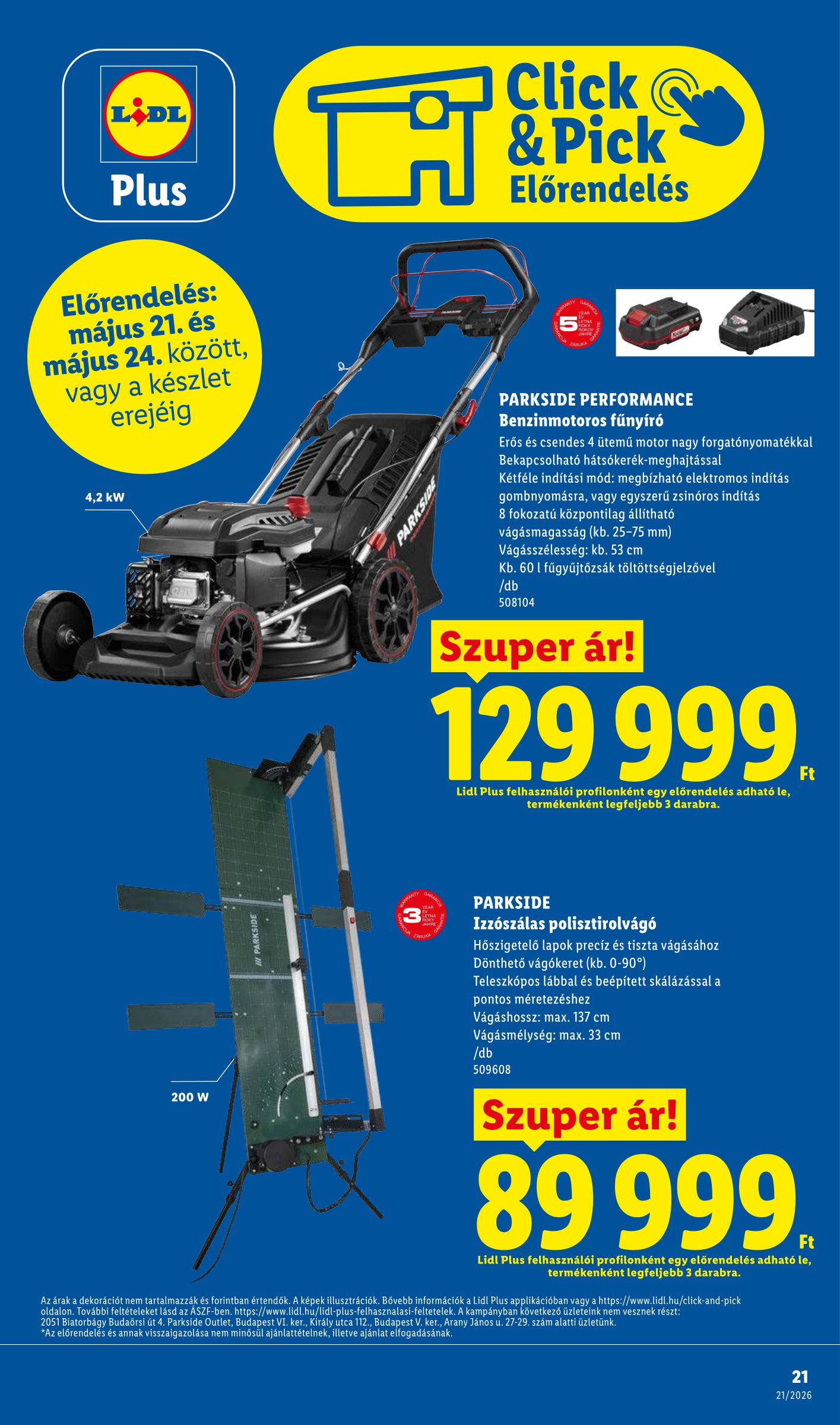 lidl - Lidl - Nonfood hirdetmény a következő hétre csütörtöktől 2026.05.21.-tól szerdától 2026.05.27.-ig - page: 21