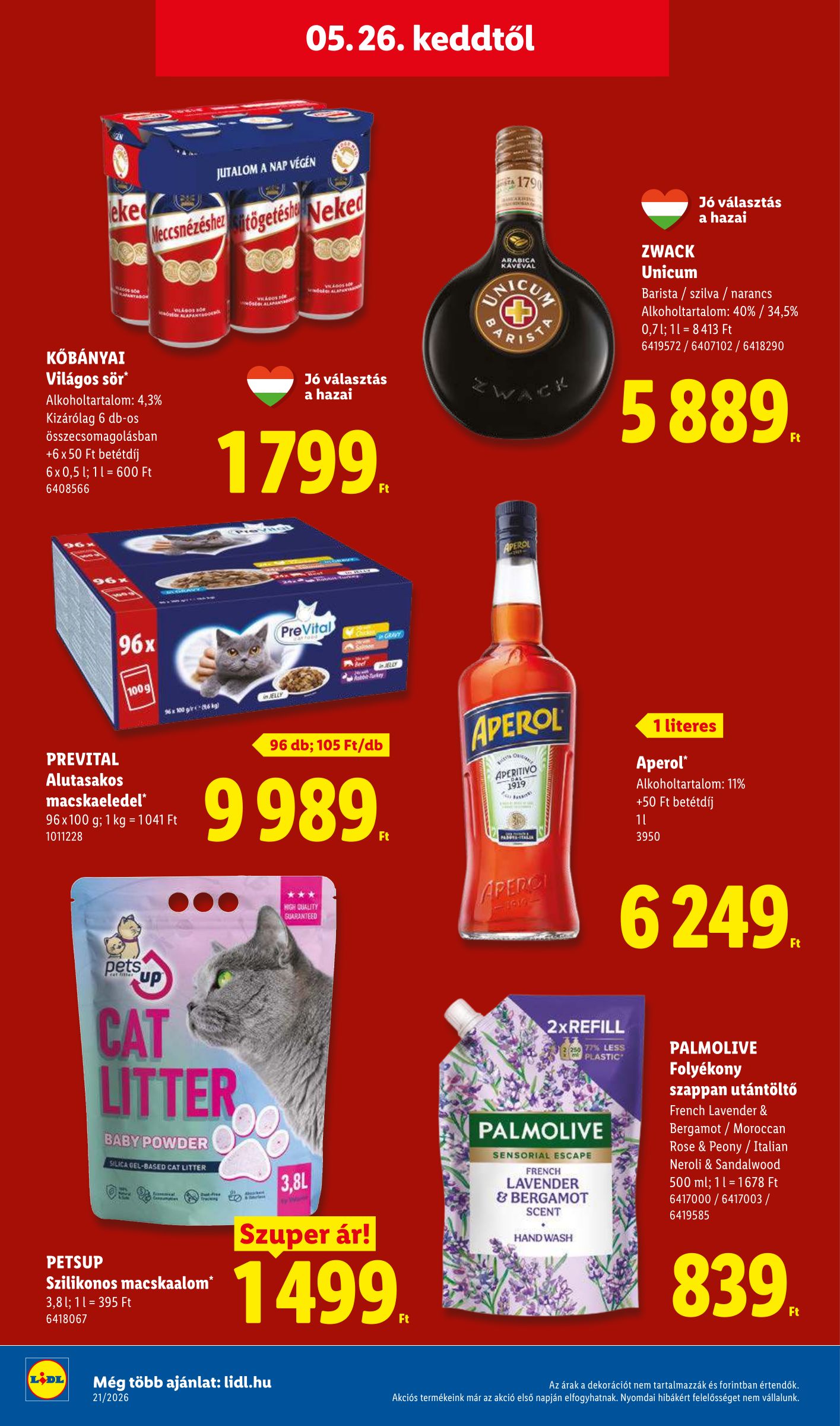 lidl - Lidl hirdetmény a következő hétre csütörtöktől 2026.05.21.-tól szerdától 2026.05.27.-ig - page: 80