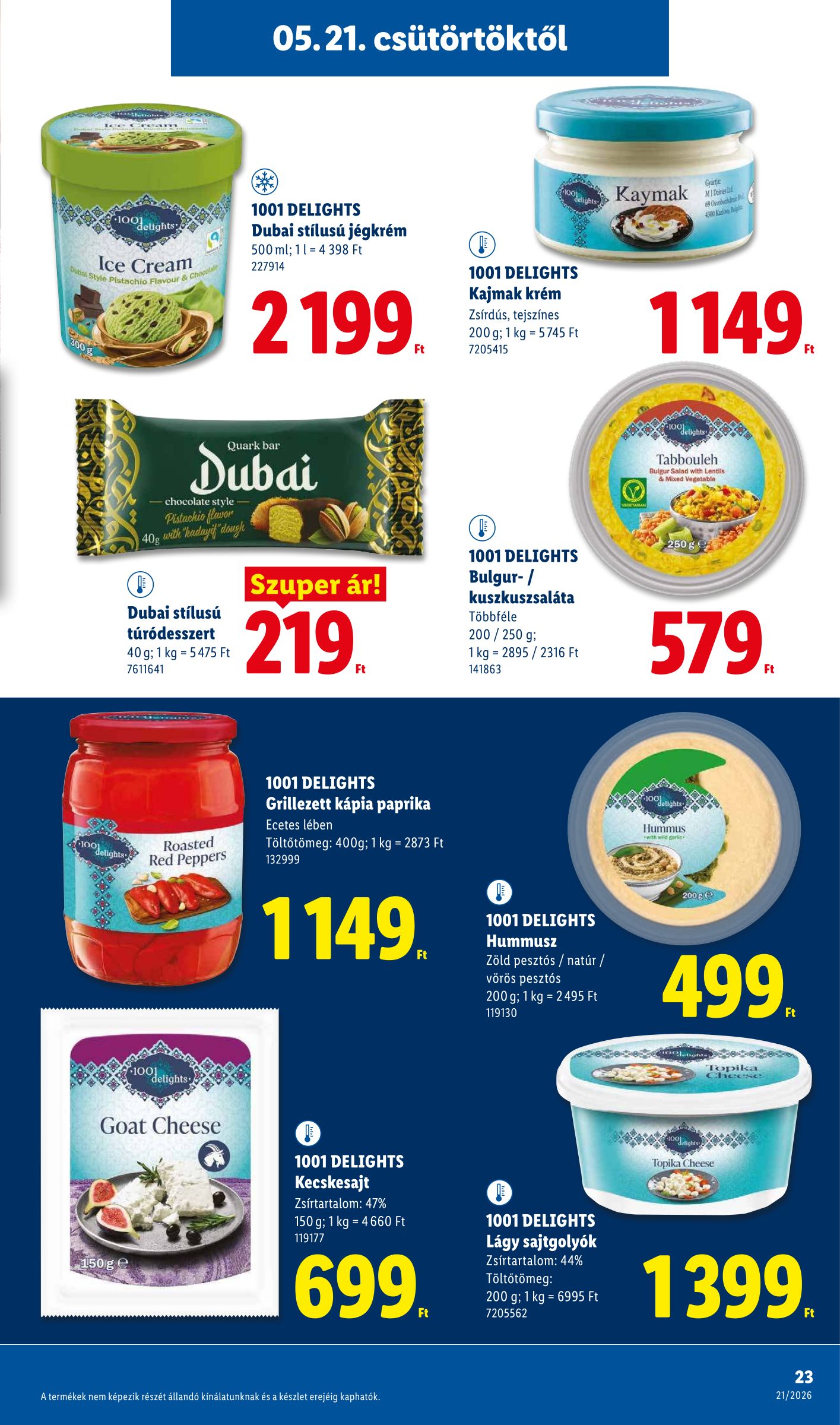 lidl - Lidl hirdetmény a következő hétre csütörtöktől 2026.05.21.-tól szerdától 2026.05.27.-ig - page: 23