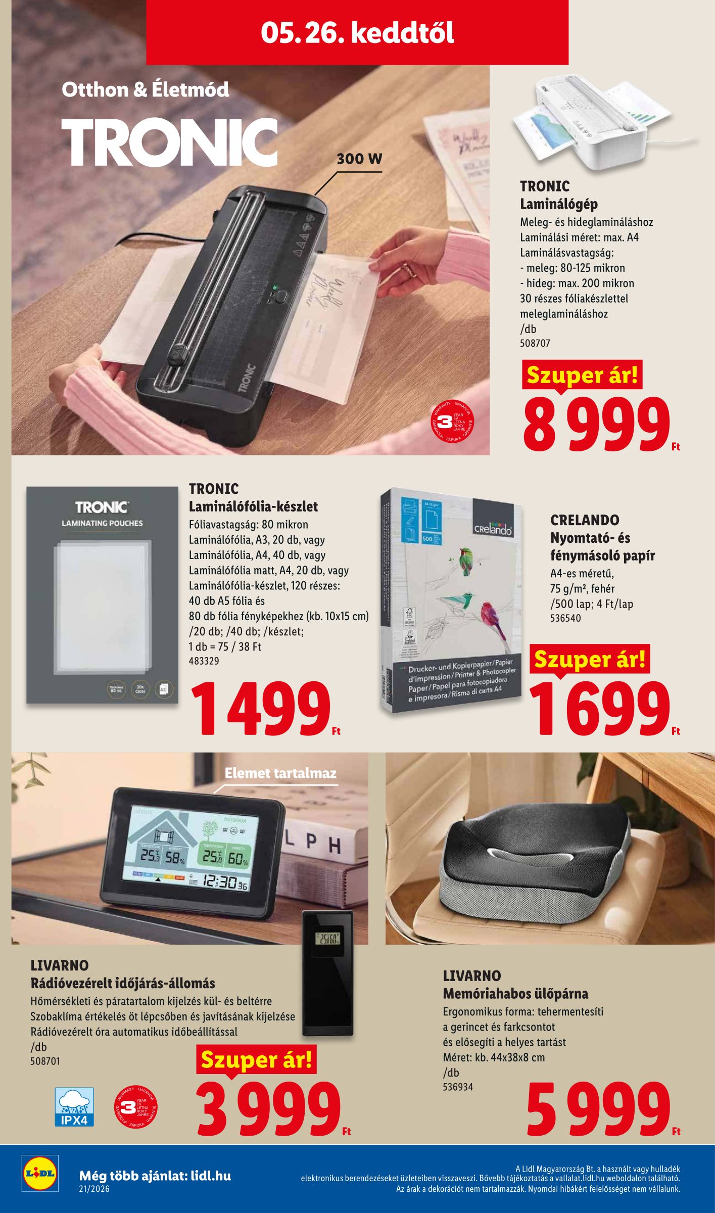 lidl - Lidl hirdetmény a következő hétre csütörtöktől 2026.05.21.-tól szerdától 2026.05.27.-ig - page: 64