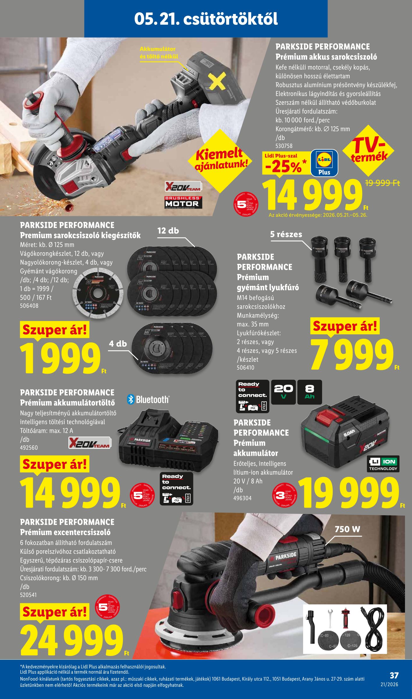 lidl - Lidl hirdetmény a következő hétre csütörtöktől 2026.05.21.-tól szerdától 2026.05.27.-ig - page: 37