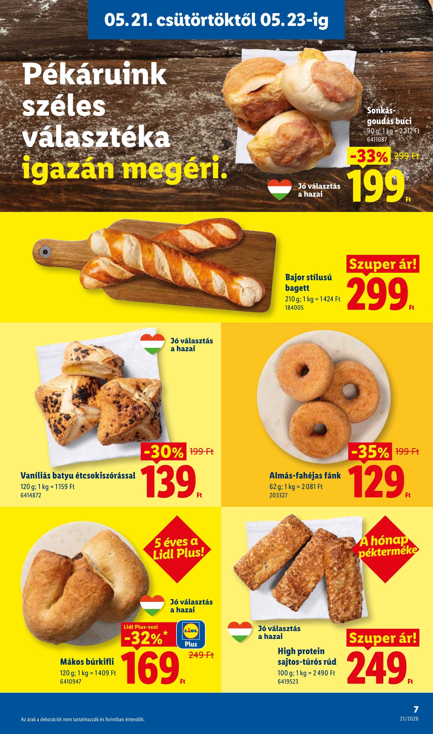 lidl - Lidl hirdetmény a következő hétre csütörtöktől 2026.05.21.-tól szerdától 2026.05.27.-ig - page: 7