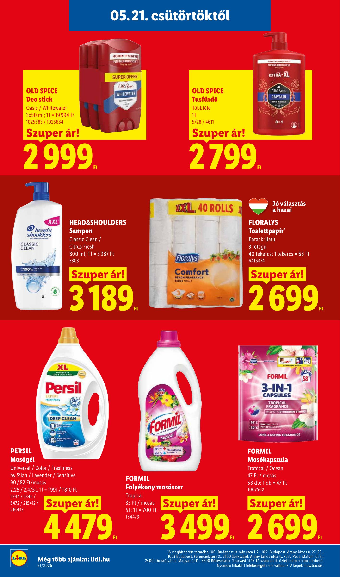 lidl - Lidl hirdetmény a következő hétre csütörtöktől 2026.05.21.-tól szerdától 2026.05.27.-ig - page: 20