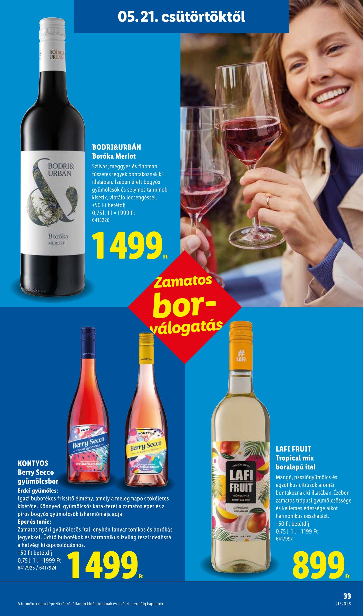 lidl - Lidl hirdetmény a következő hétre csütörtöktől 2026.05.21.-tól szerdától 2026.05.27.-ig - page: 33
