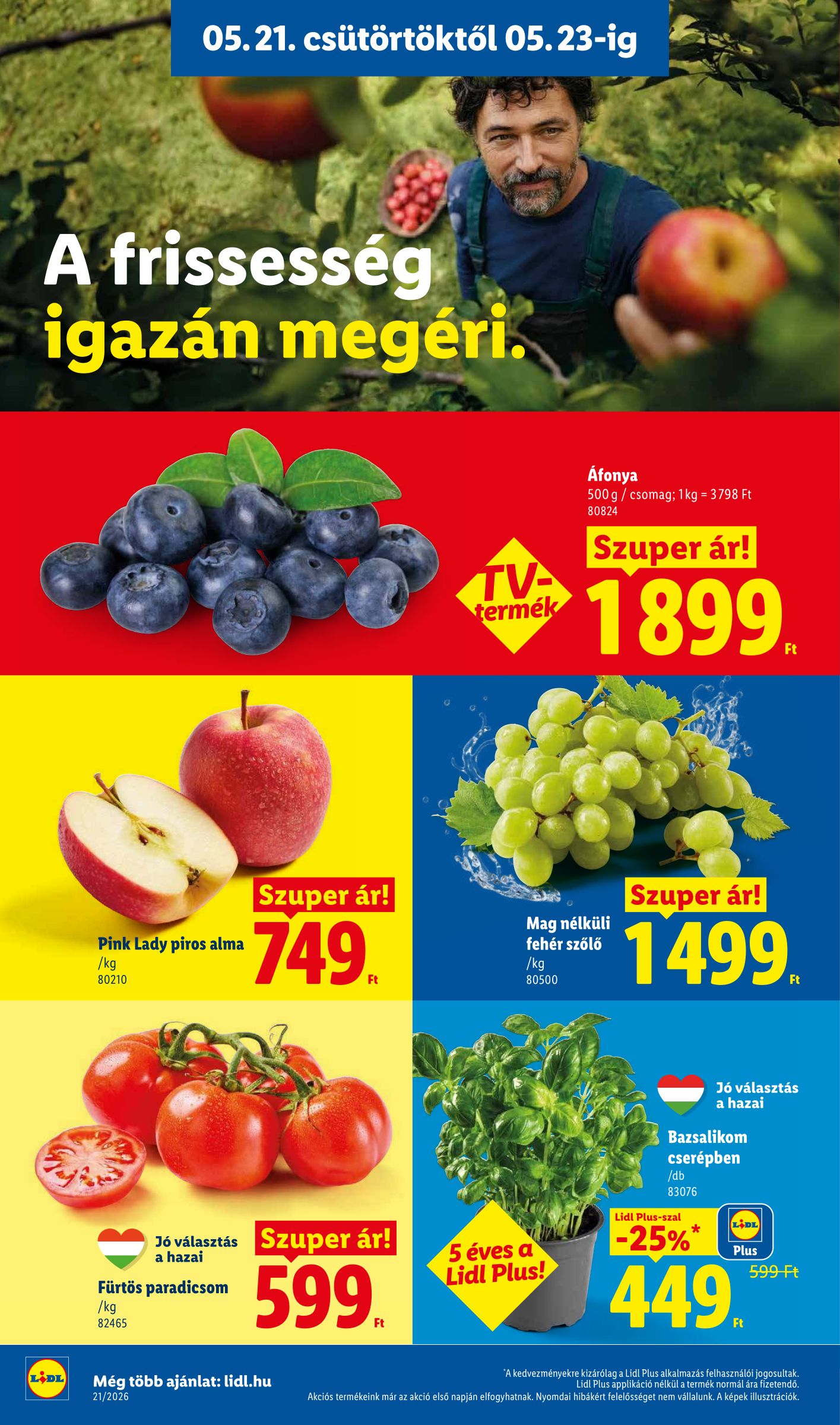 lidl - Lidl hirdetmény a következő hétre csütörtöktől 2026.05.21.-tól szerdától 2026.05.27.-ig - page: 6