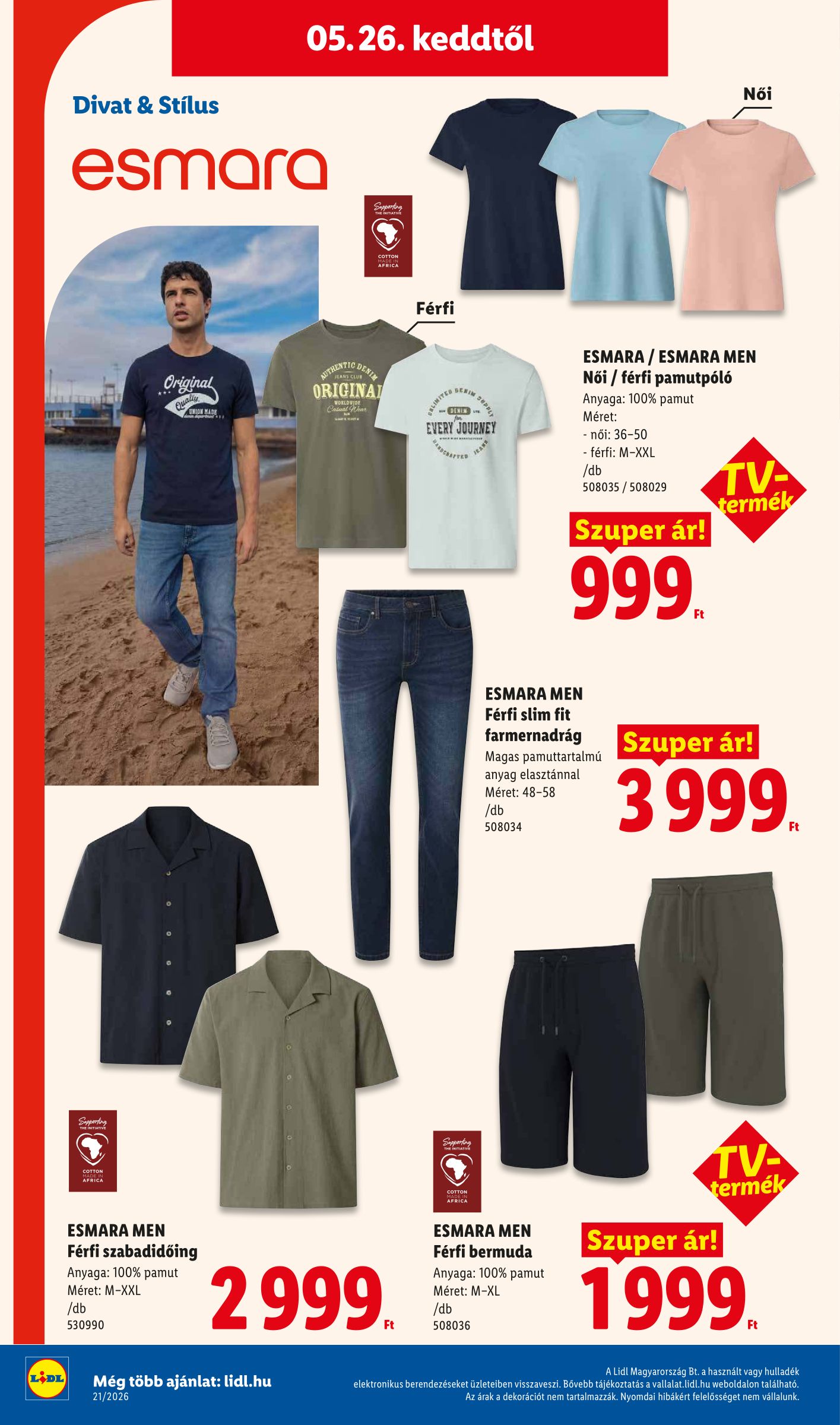 lidl - Lidl hirdetmény a következő hétre csütörtöktől 2026.05.21.-tól szerdától 2026.05.27.-ig - page: 62