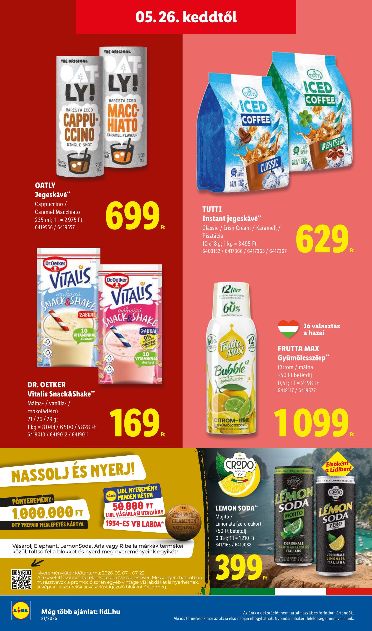 lidl - Lidl hirdetmény a következő hétre csütörtöktől 2026.05.21.-tól szerdától 2026.05.27.-ig - page: 78