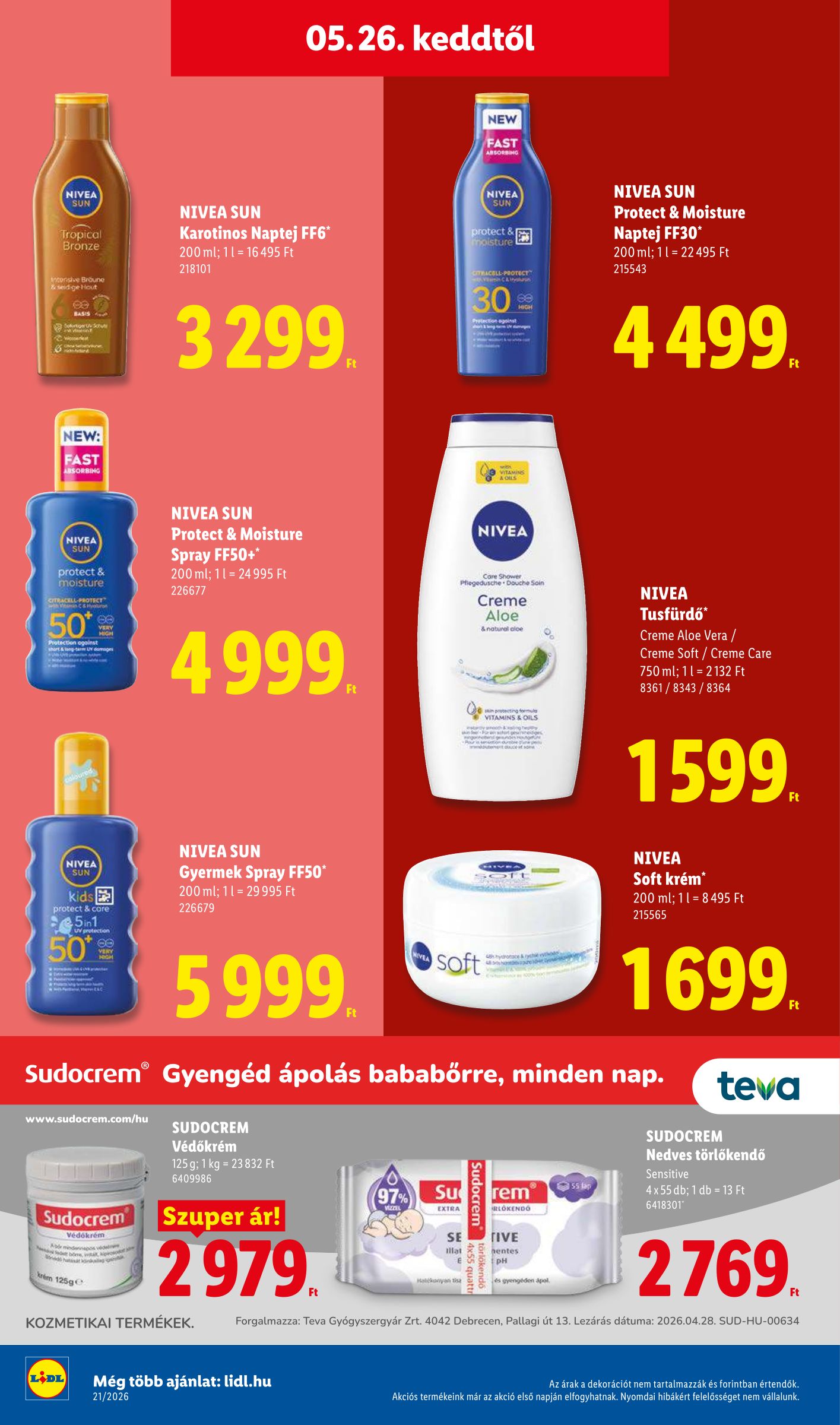 lidl - Lidl hirdetmény a következő hétre csütörtöktől 2026.05.21.-tól szerdától 2026.05.27.-ig - page: 82