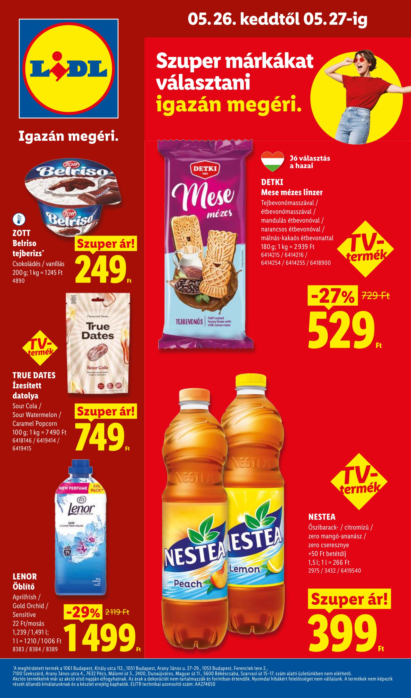 lidl - Lidl hirdetmény a következő hétre csütörtöktől 2026.05.21.-tól szerdától 2026.05.27.-ig - page: 84