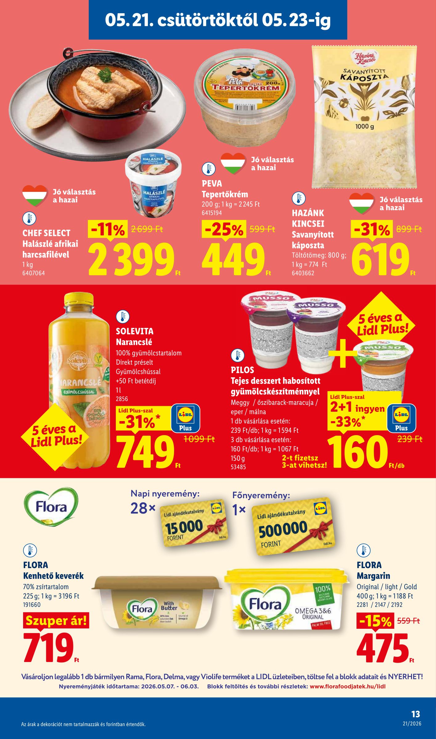 lidl - Lidl hirdetmény a következő hétre csütörtöktől 2026.05.21.-tól szerdától 2026.05.27.-ig - page: 13