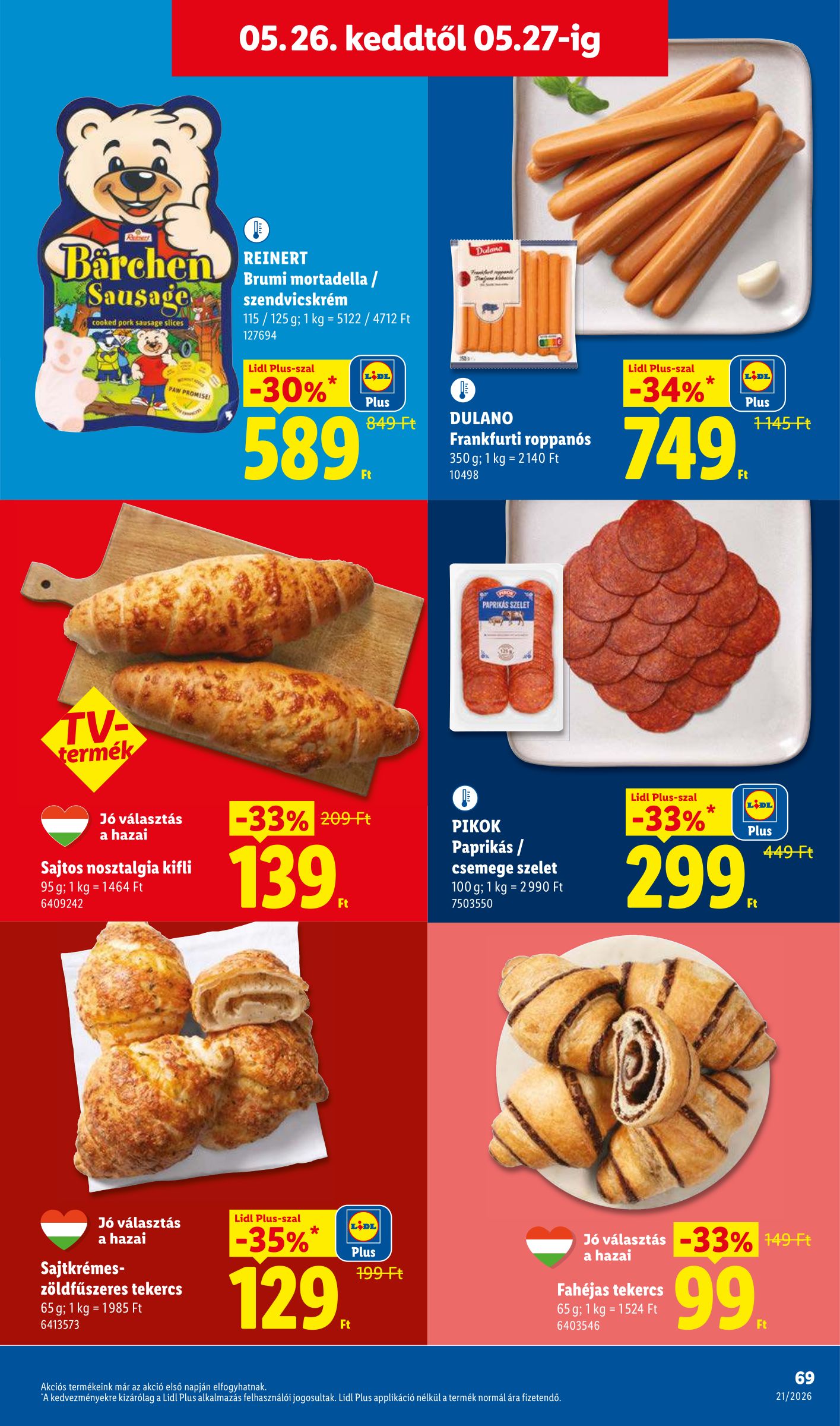 lidl - Lidl hirdetmény a következő hétre csütörtöktől 2026.05.21.-tól szerdától 2026.05.27.-ig - page: 69