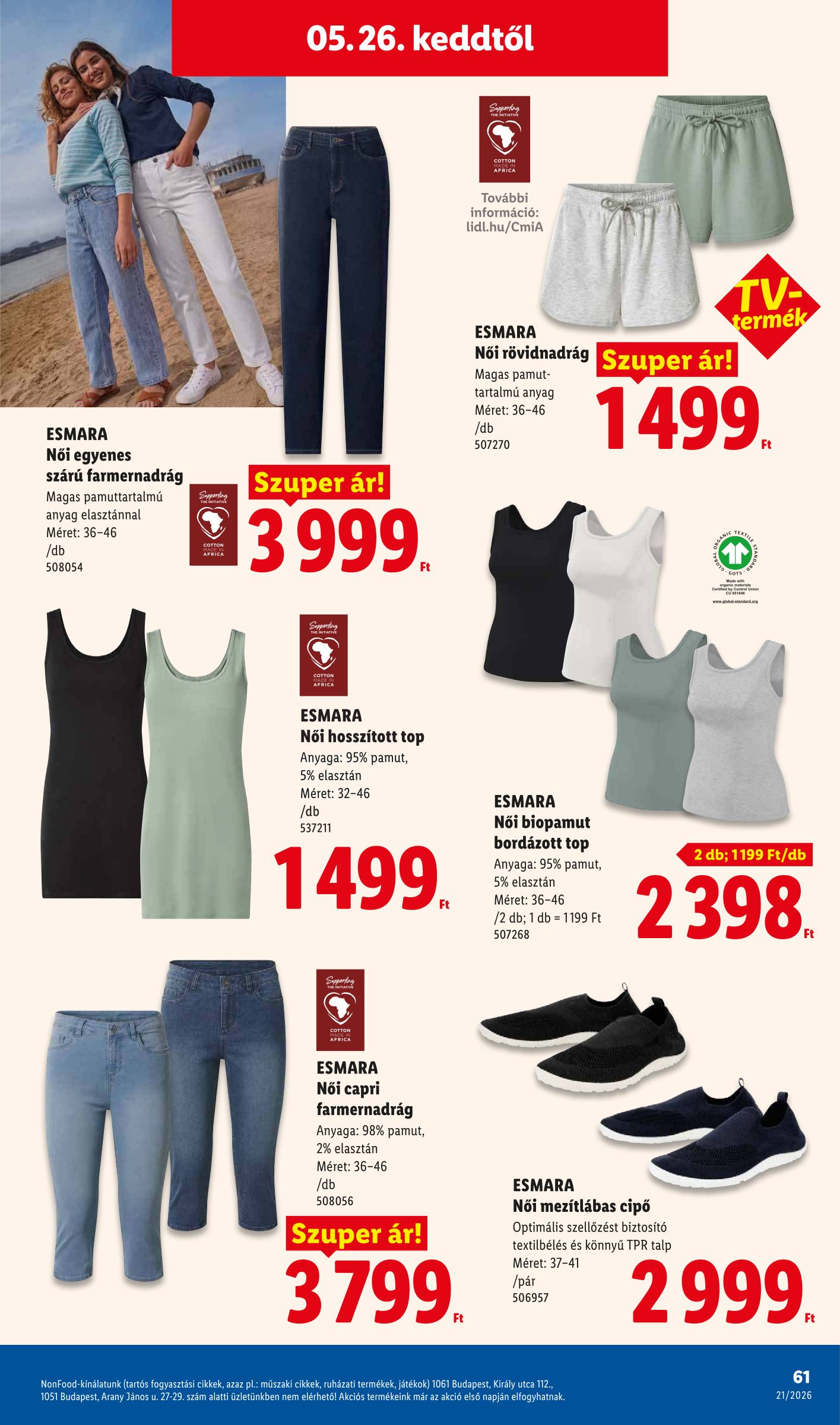 lidl - Lidl hirdetmény a következő hétre csütörtöktől 2026.05.21.-tól szerdától 2026.05.27.-ig - page: 61
