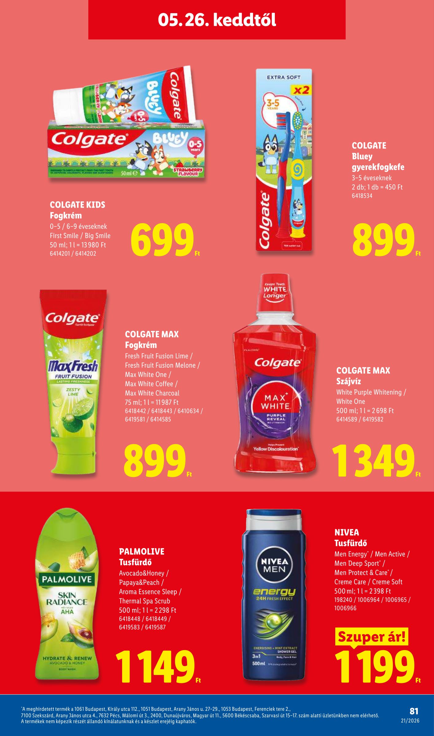 lidl - Lidl hirdetmény a következő hétre csütörtöktől 2026.05.21.-tól szerdától 2026.05.27.-ig - page: 81