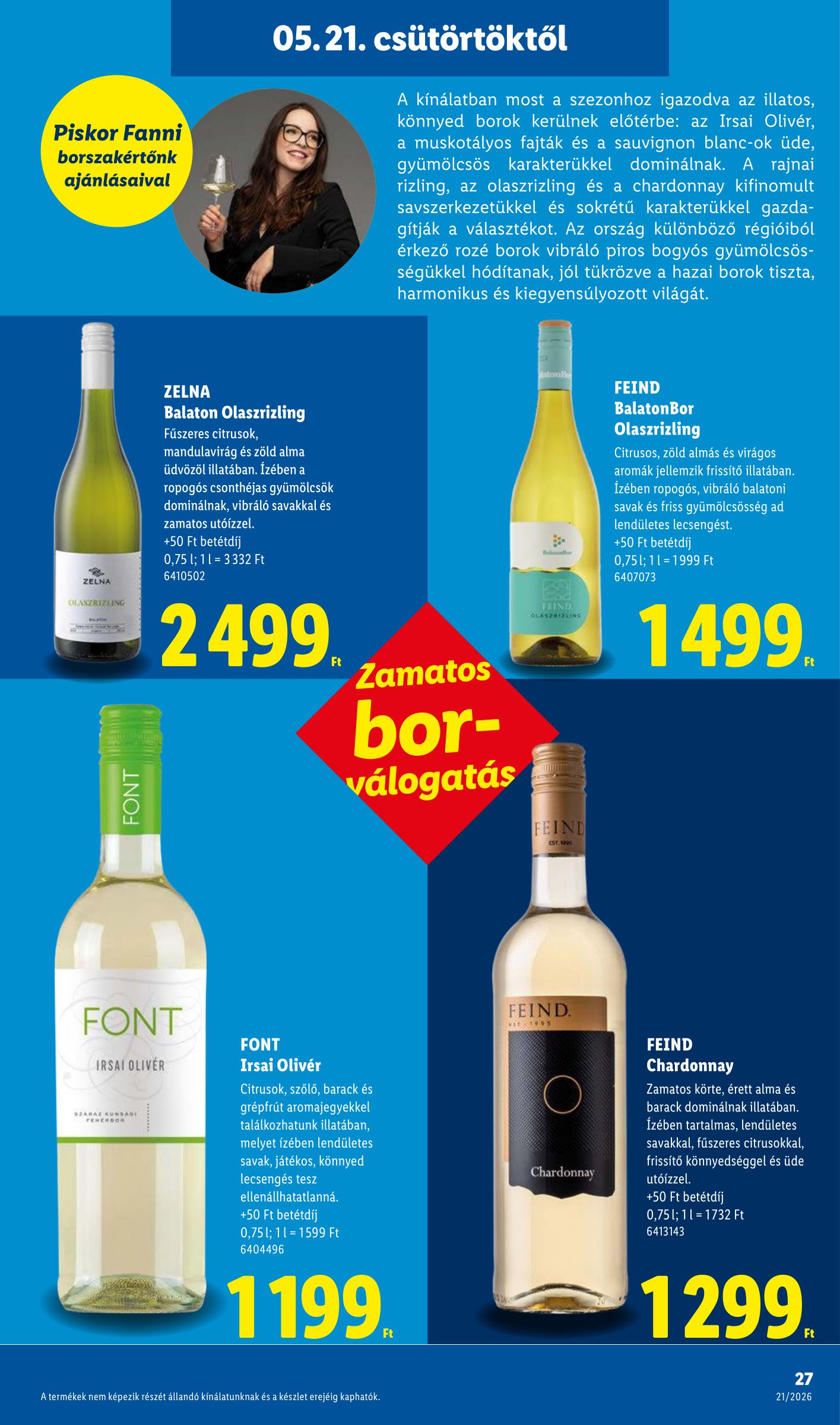 lidl - Lidl hirdetmény a következő hétre csütörtöktől 2026.05.21.-tól szerdától 2026.05.27.-ig - page: 27