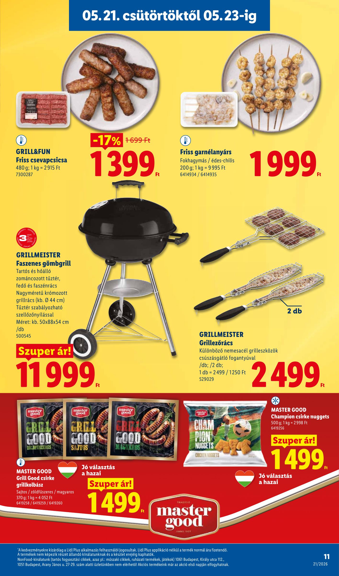 lidl - Lidl hirdetmény a következő hétre csütörtöktől 2026.05.21.-tól szerdától 2026.05.27.-ig - page: 11