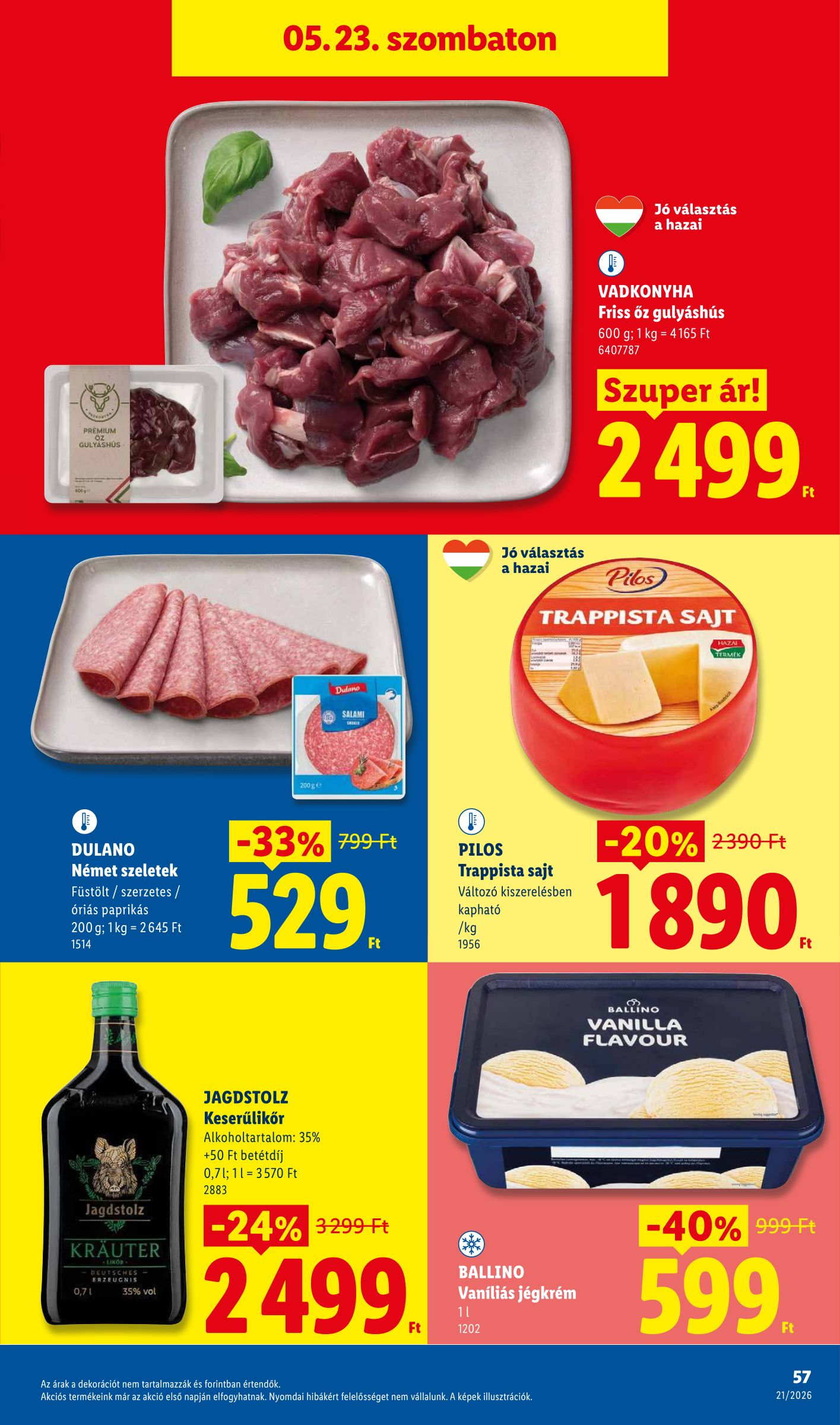 lidl - Lidl hirdetmény a következő hétre csütörtöktől 2026.05.21.-tól szerdától 2026.05.27.-ig - page: 57